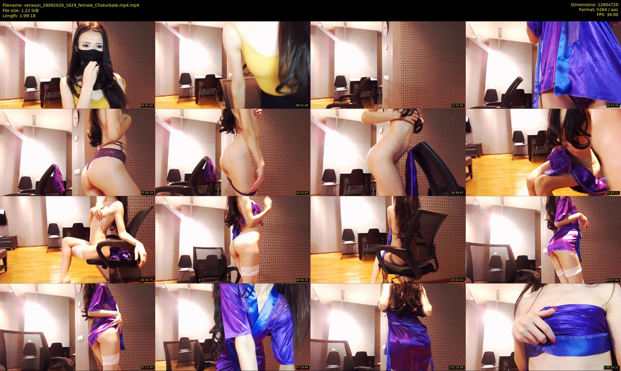 verasun — 70 minute Chaturbate female cam show recording, 720p, Sep 28, 2020