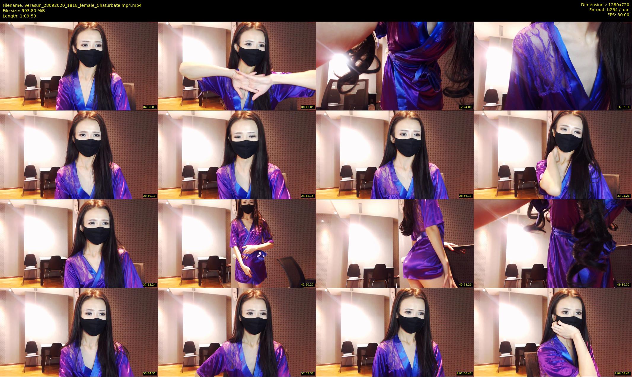 verasun — 70 minute Chaturbate female cam show recording, 720p, Sep 28, 2020