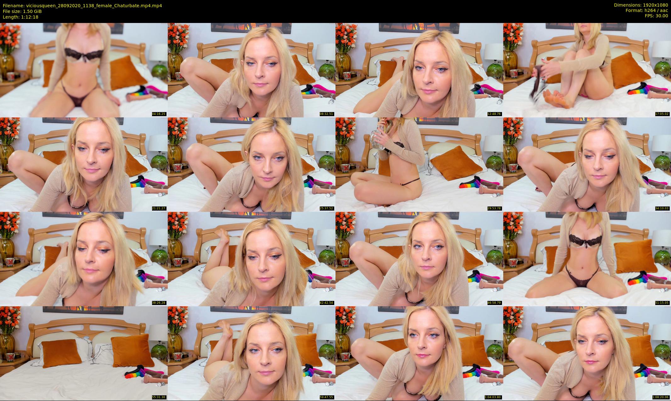 viciousqueen — 73 minute Chaturbate female cam show recording, 1080p, Sep 28, 2020