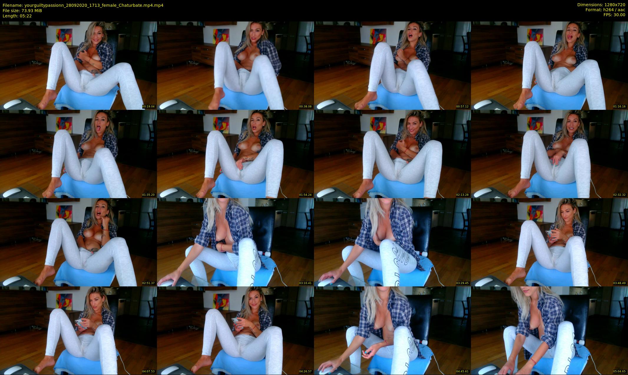 yourguiltypassionn — 6 minute Chaturbate female cam show recording, 720p, Sep 28, 2020