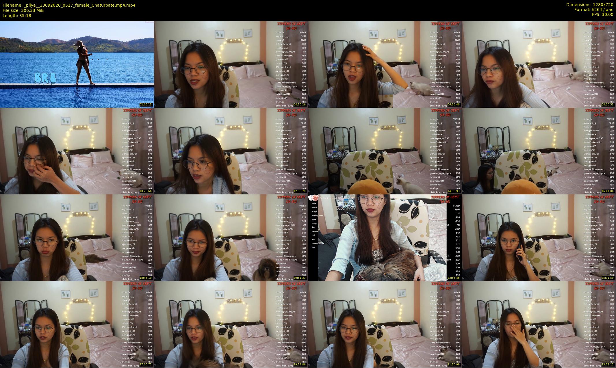 _pilya_ — 36 minute Chaturbate female cam show recording, 720p, Sep 30, 2020