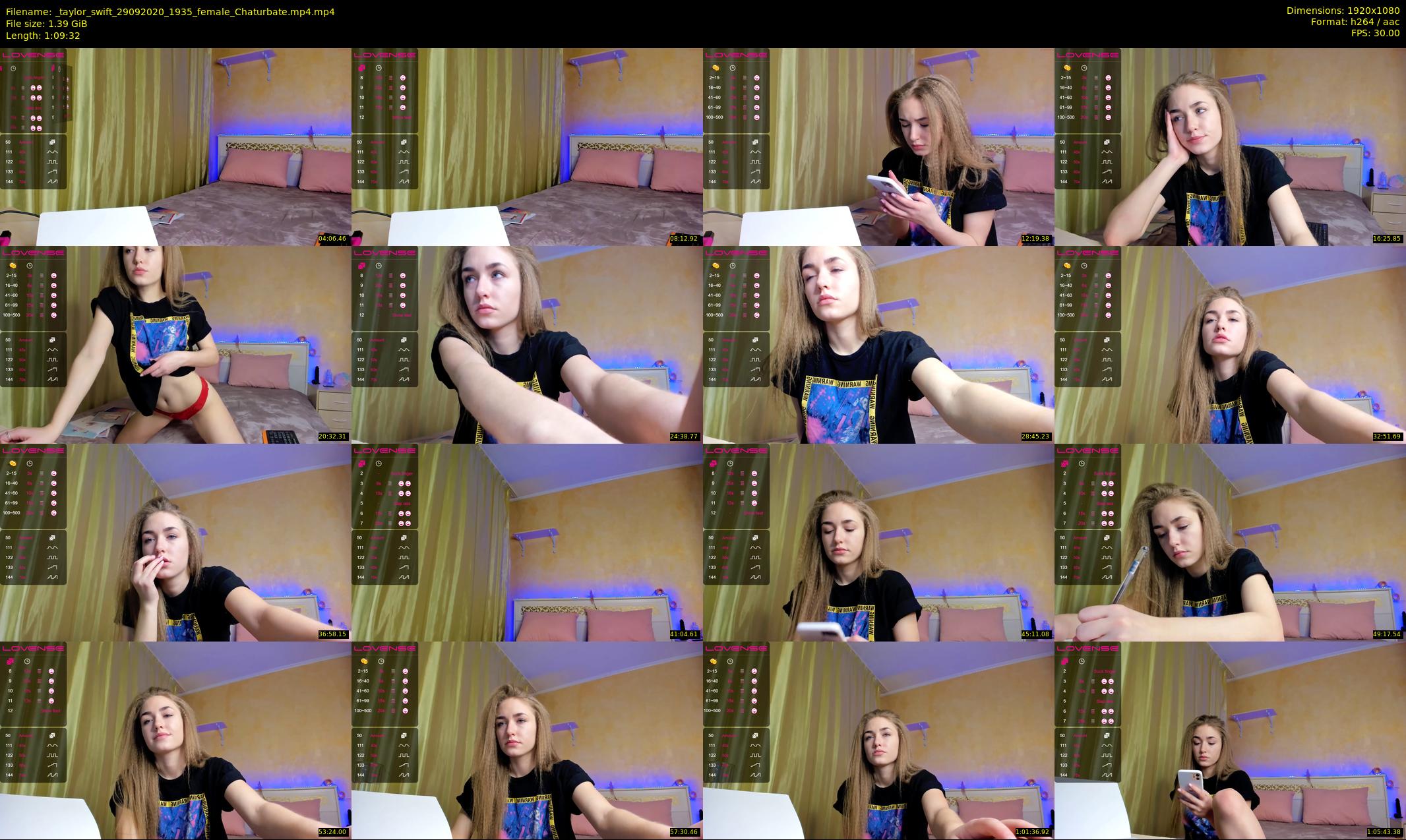 _taylor_swift — 70 minute Chaturbate female cam show recording, 1080p, Sep 29, 2020