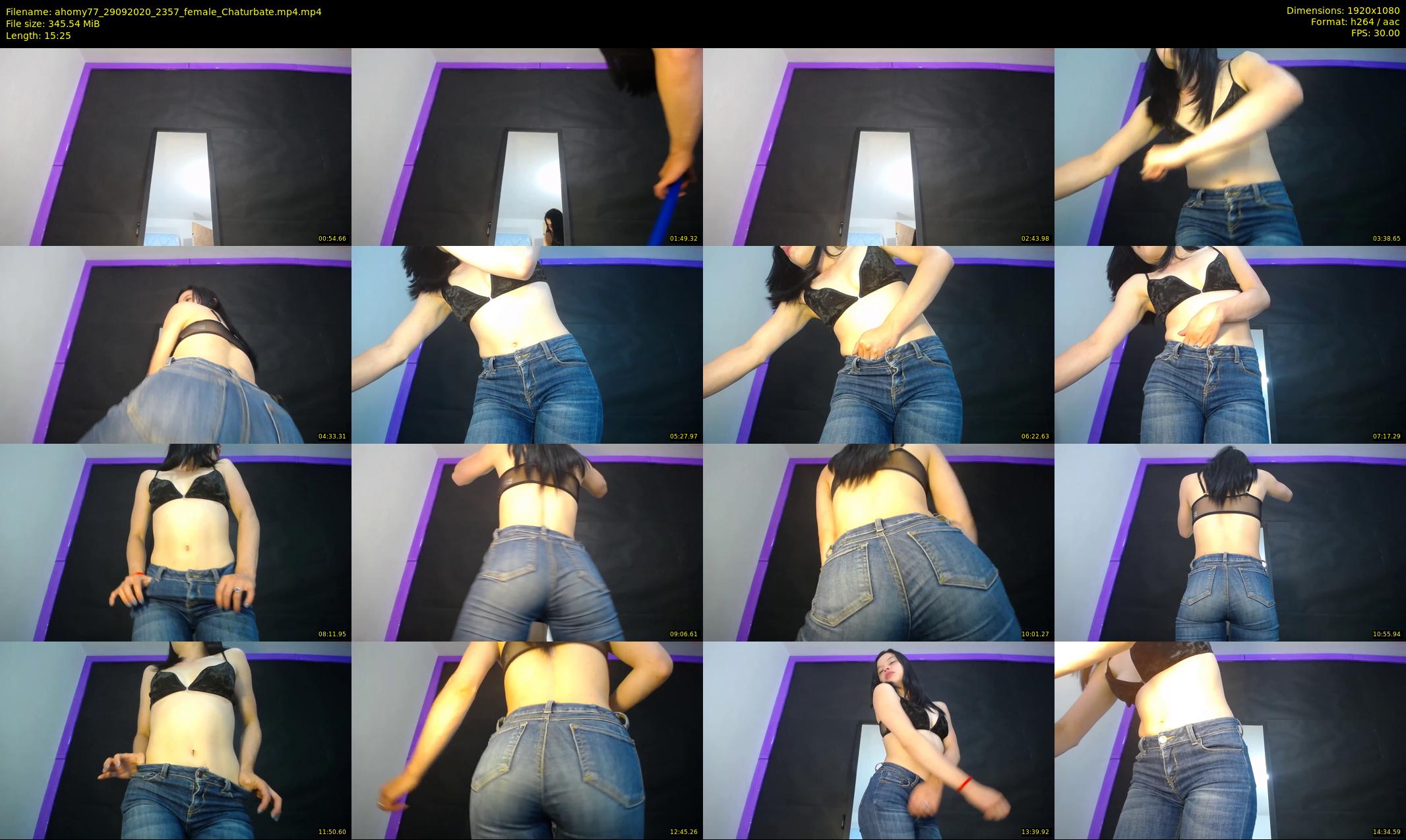 ahomy77 — 16 minute Chaturbate female cam show recording, 1080p, Sep 29, 2020