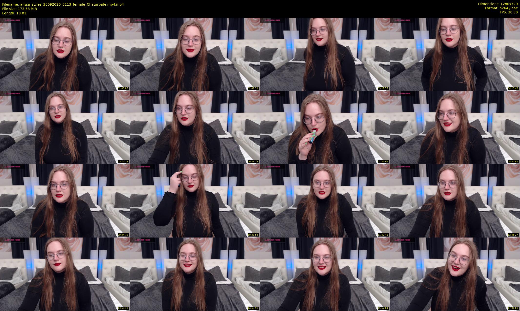 alissa_styles — 19 minute Chaturbate female cam show recording, 720p, Sep 30, 2020