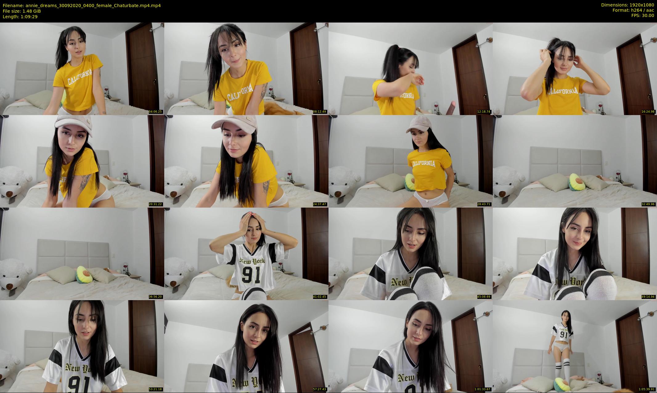 annie_dreams — 70 minute Chaturbate female cam show recording, 1080p, Sep 30, 2020