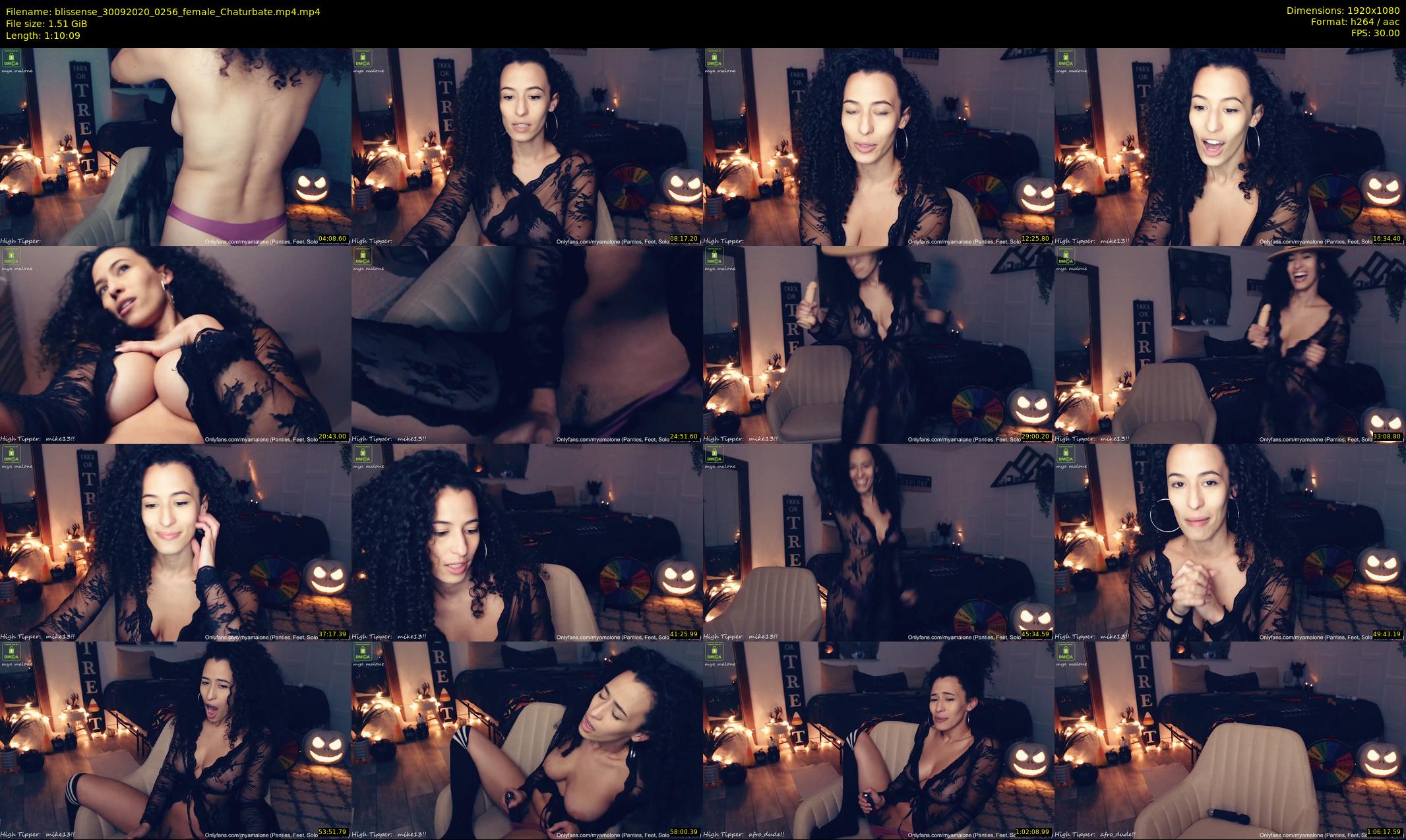 blissense — 71 minute Chaturbate female cam show recording, 1080p, Sep 30, 2020