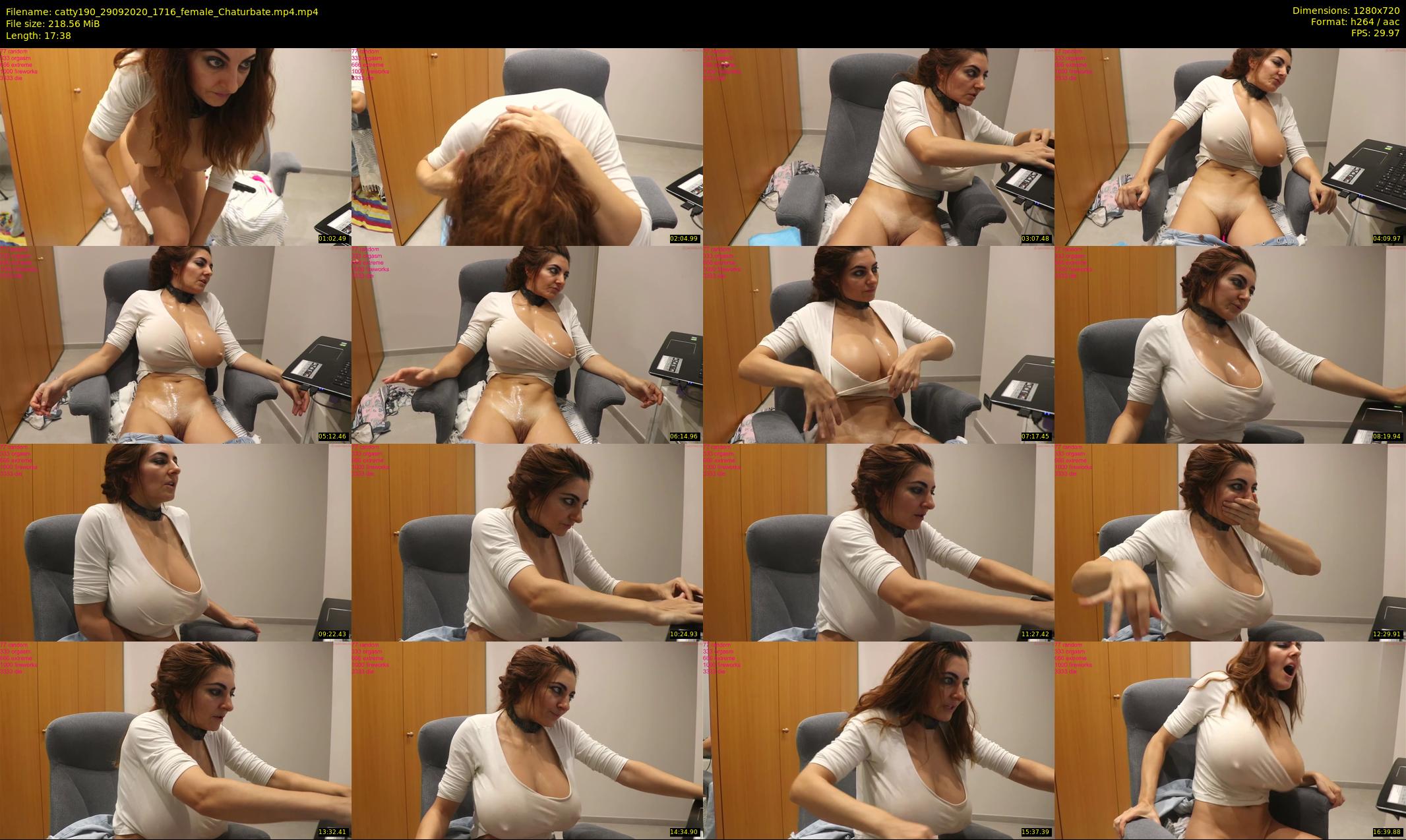 catty190 — 18 minute Chaturbate female cam show recording, 720p, Sep 29, 2020