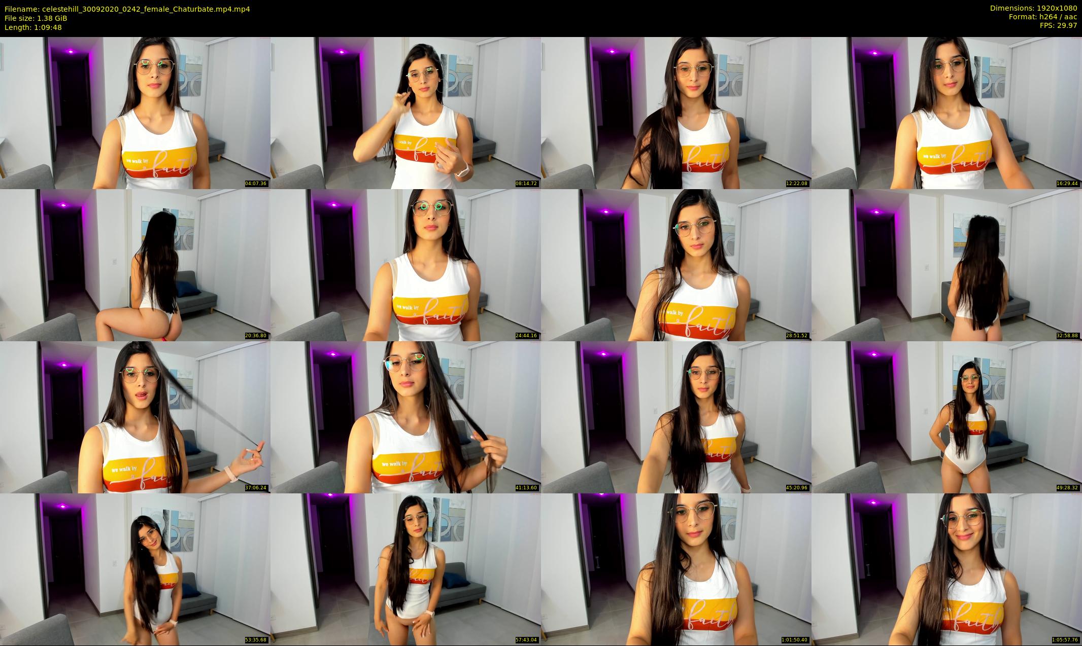 celestehill — 70 minute Chaturbate female cam show recording, 1080p, Sep 30, 2020