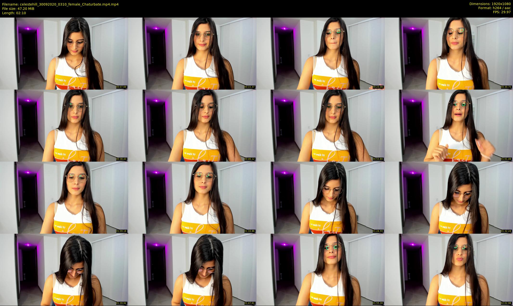 celestehill — 3 minute Chaturbate female cam show recording, 1080p, Sep 30, 2020