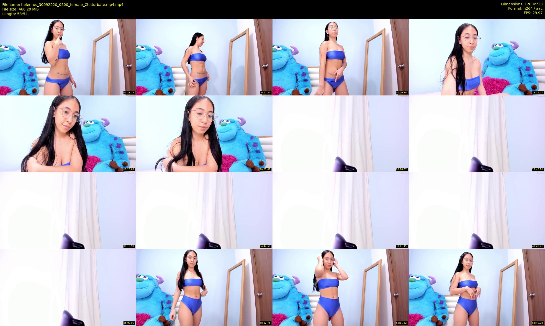 helenrus — 59 minute Chaturbate female cam show recording, 720p, Sep 30, 2020