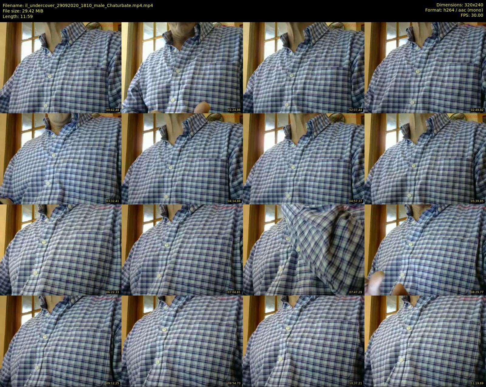 il_undercover — 12 minute Chaturbate male cam show recording, SD, Sep 29, 2020