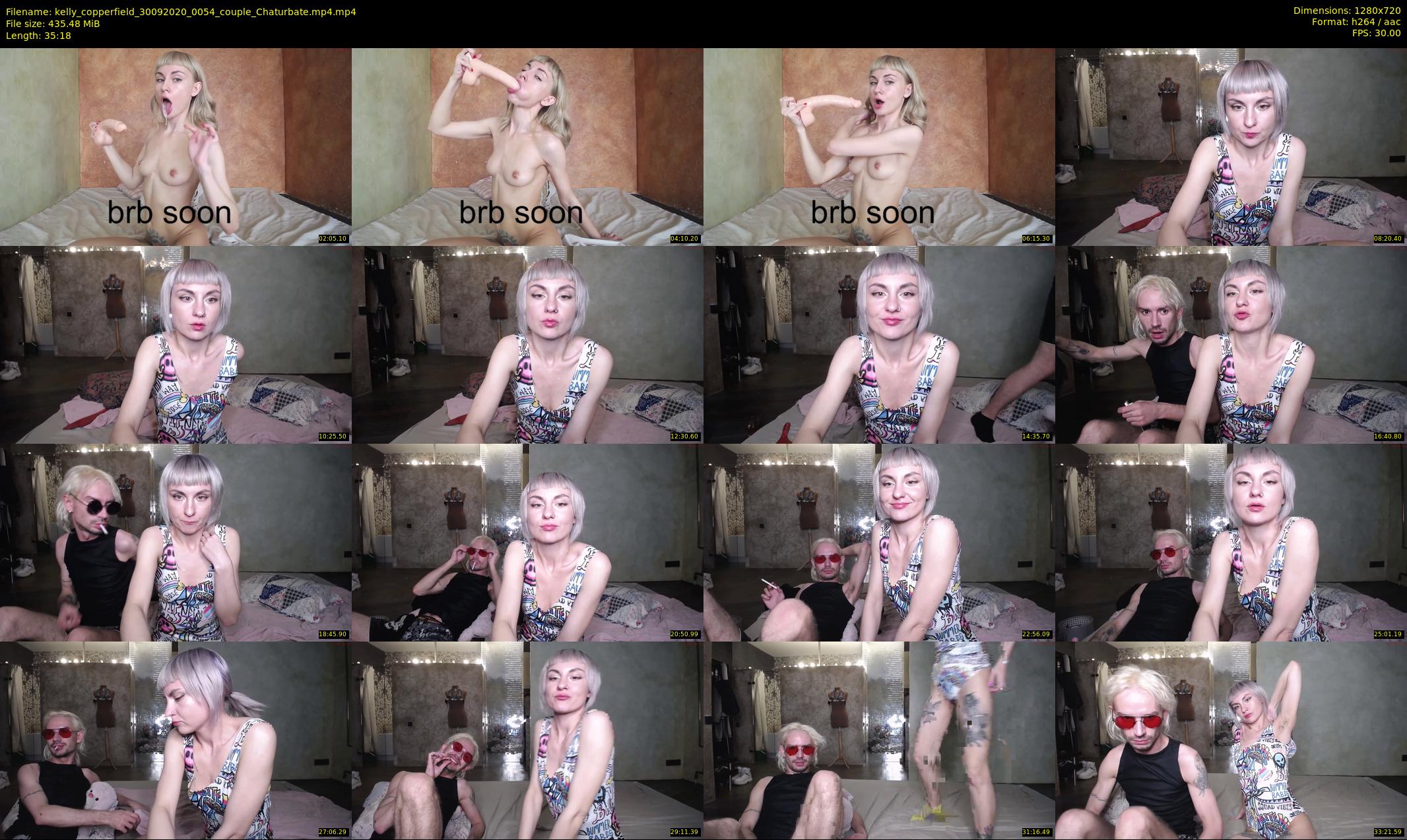 kelly_copperfield — 36 minute Chaturbate female cam show recording, 720p, Sep 30, 2020
