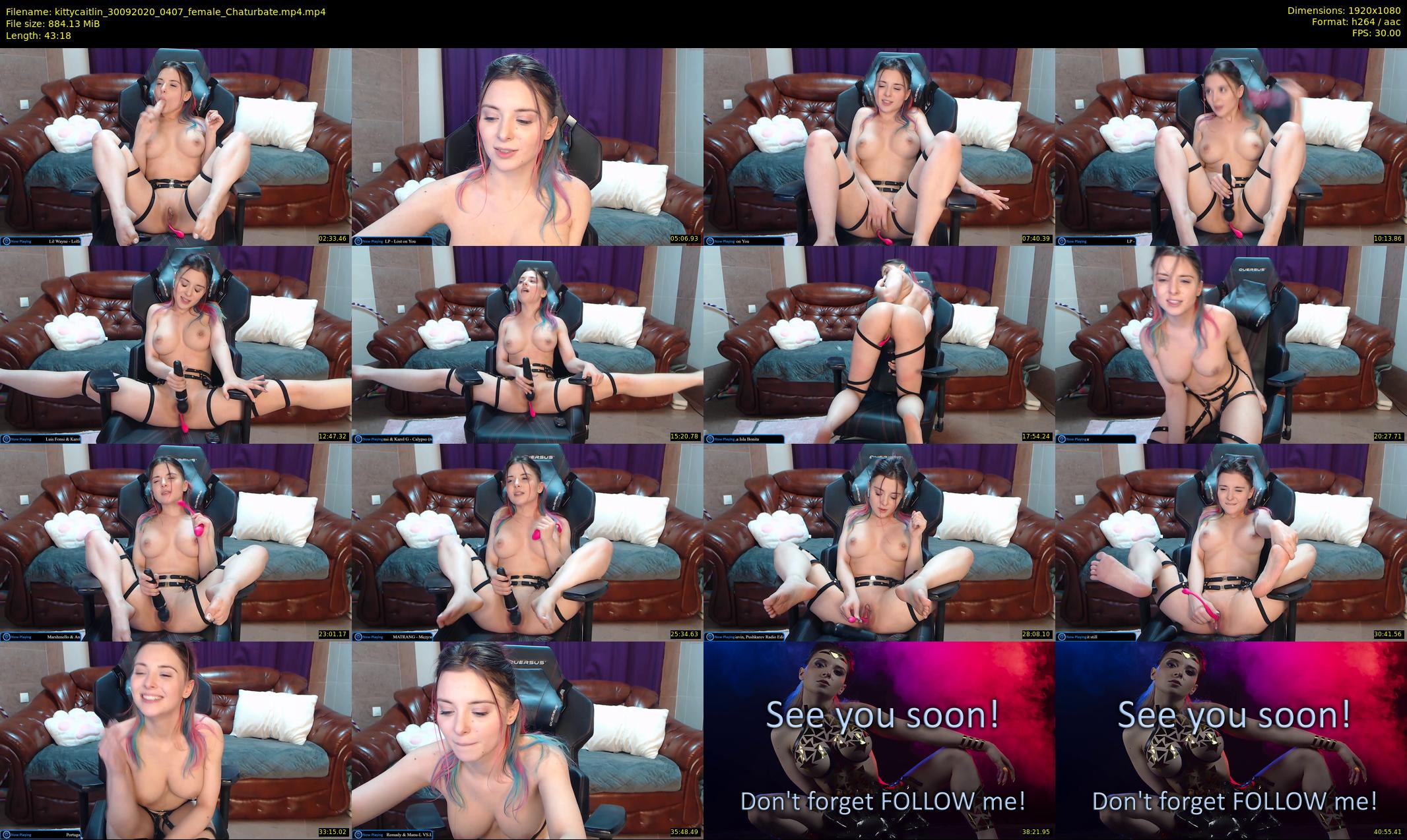 kittycaitlin — 44 minute Chaturbate female cam show recording, 1080p, Sep 30, 2020