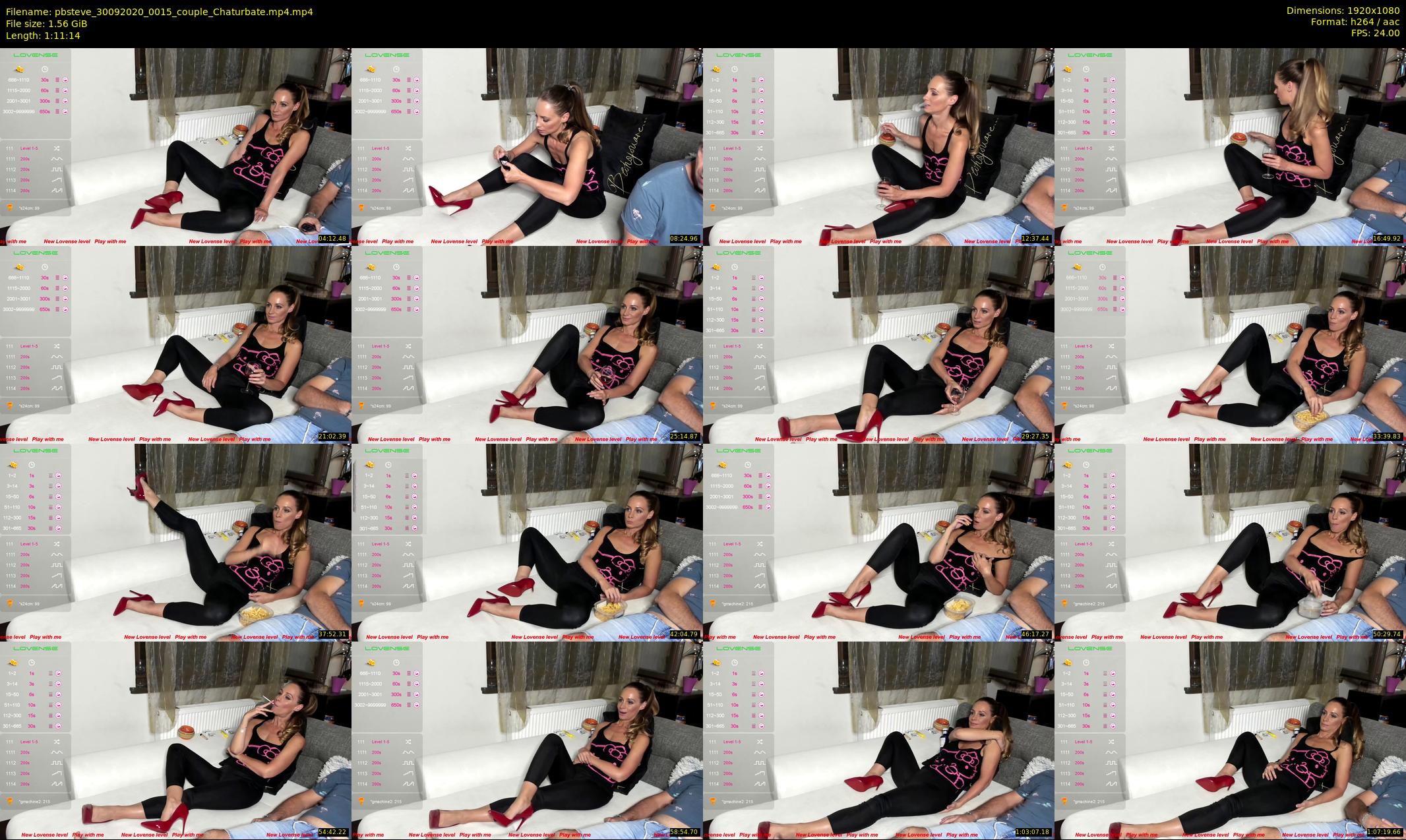 pbsteve — 72 minute Chaturbate couple cam show recording, 1080p, Sep 30, 2020