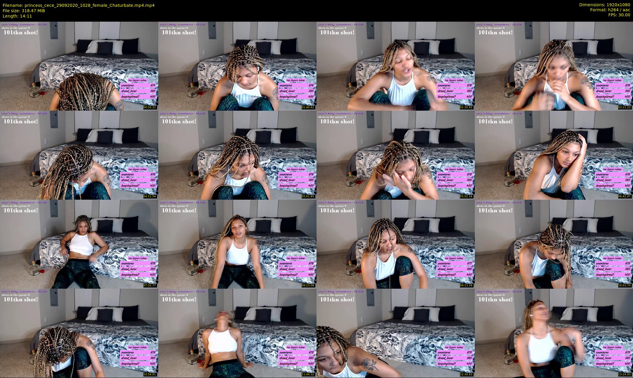 princess_cece — 15 minute Chaturbate female cam show recording, 1080p, Sep 29, 2020