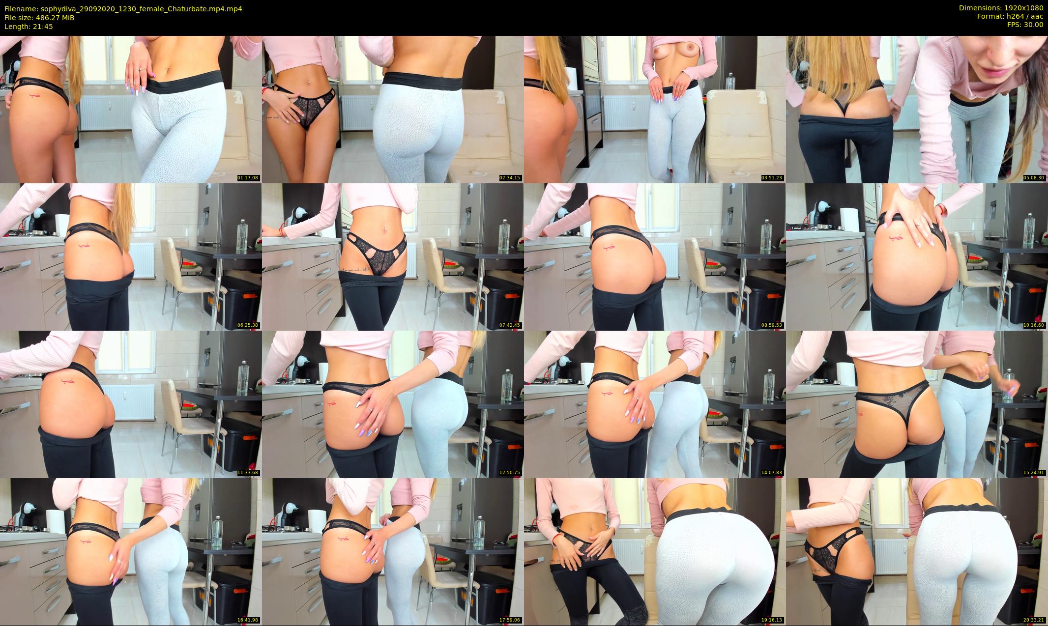 sophydiva — 22 minute Chaturbate female cam show recording, 1080p, Sep 29, 2020