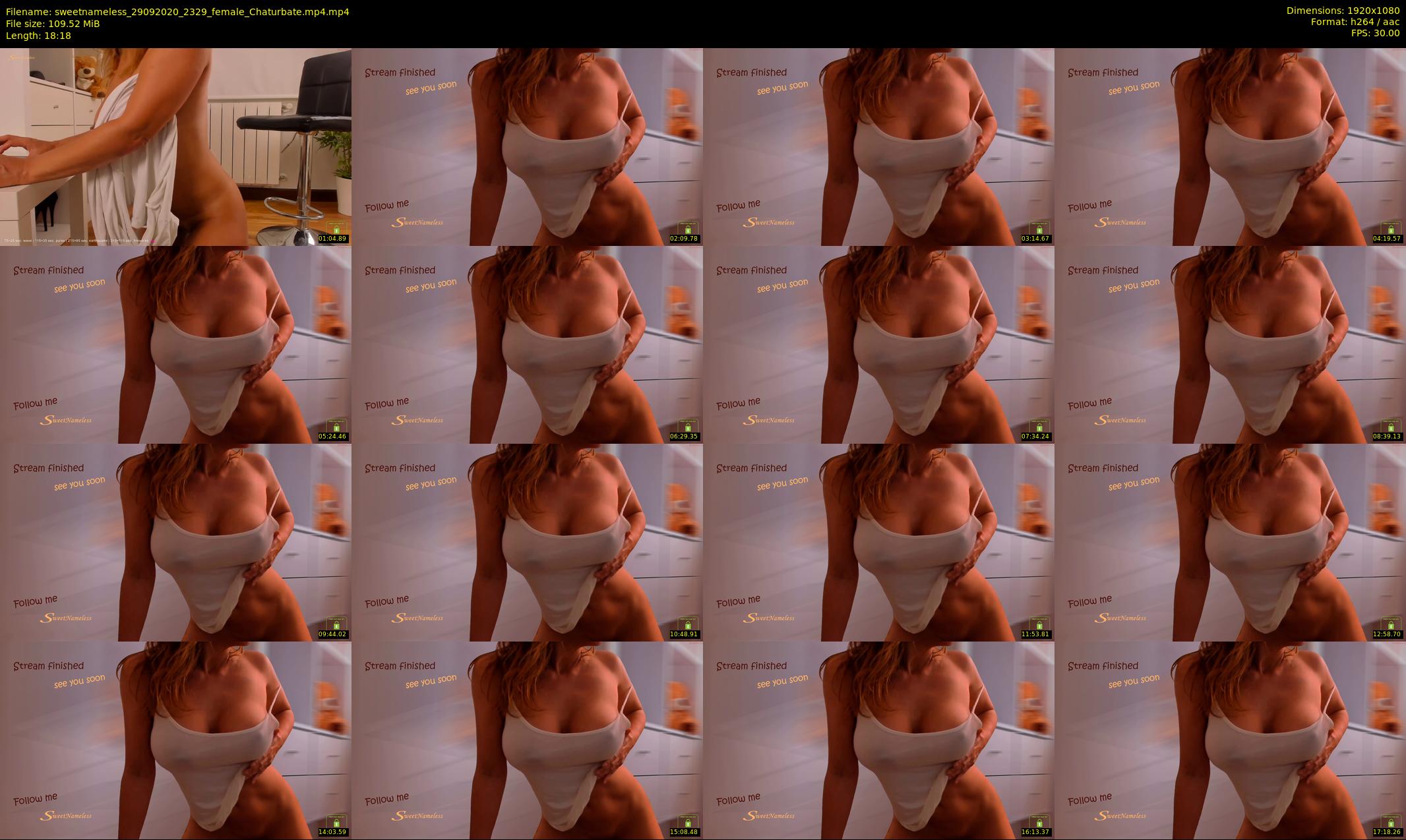 sweetnameless — 19 minute Chaturbate couple cam show recording, 1080p, Sep 29, 2020