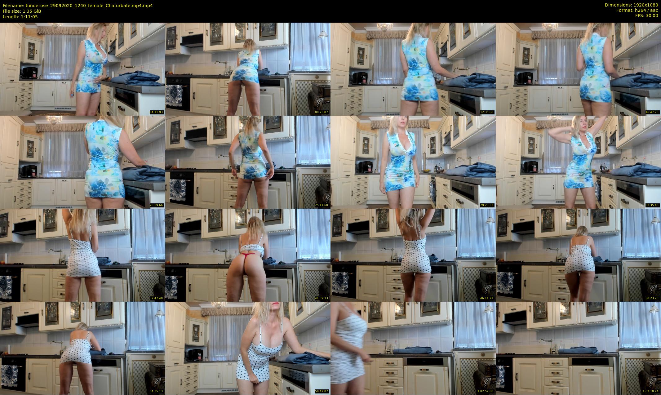 tunderose — 72 minute Chaturbate female cam show recording, 1080p, Sep 29, 2020