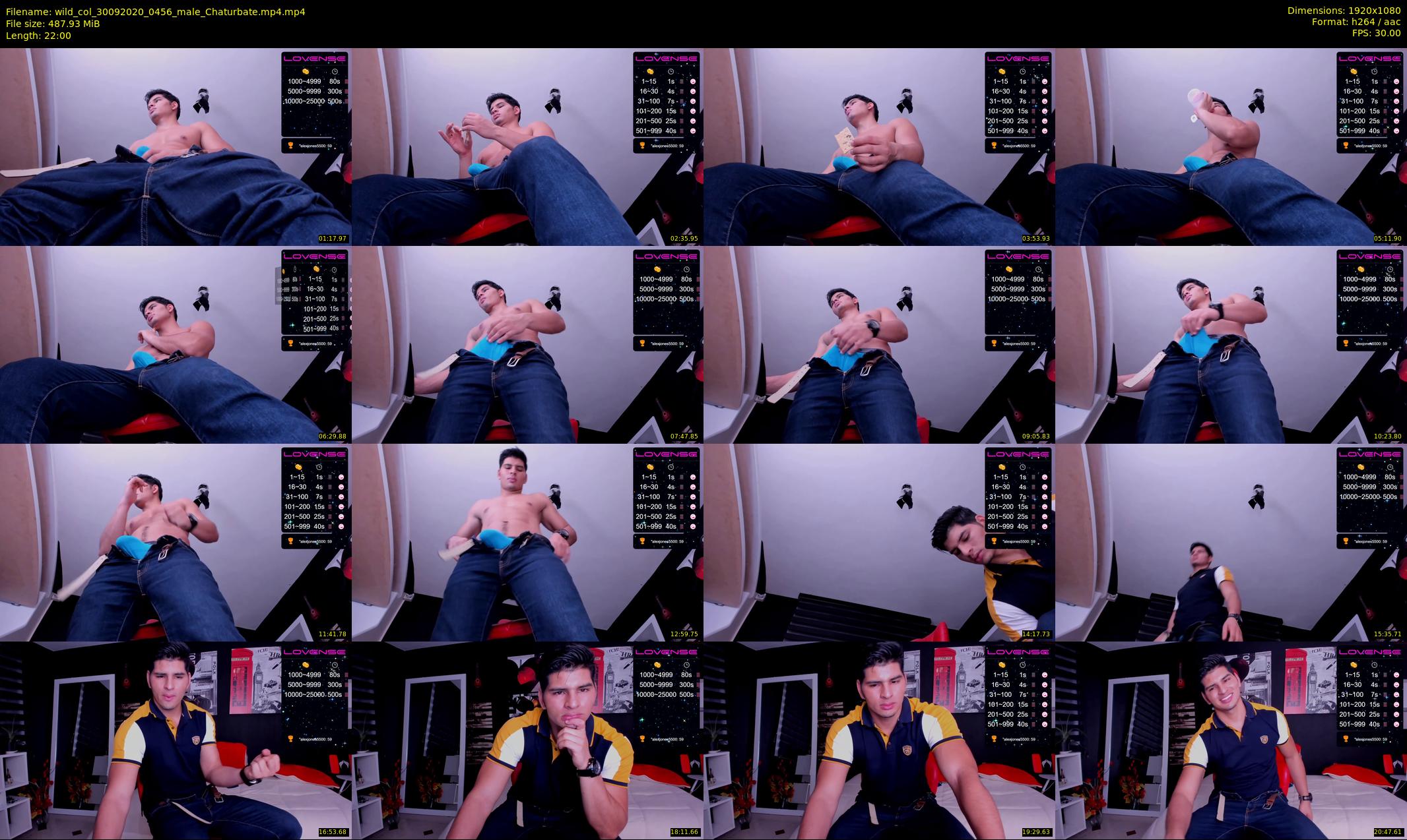 wild_col — 22 minute Chaturbate male cam show recording, 1080p, Sep 30, 2020