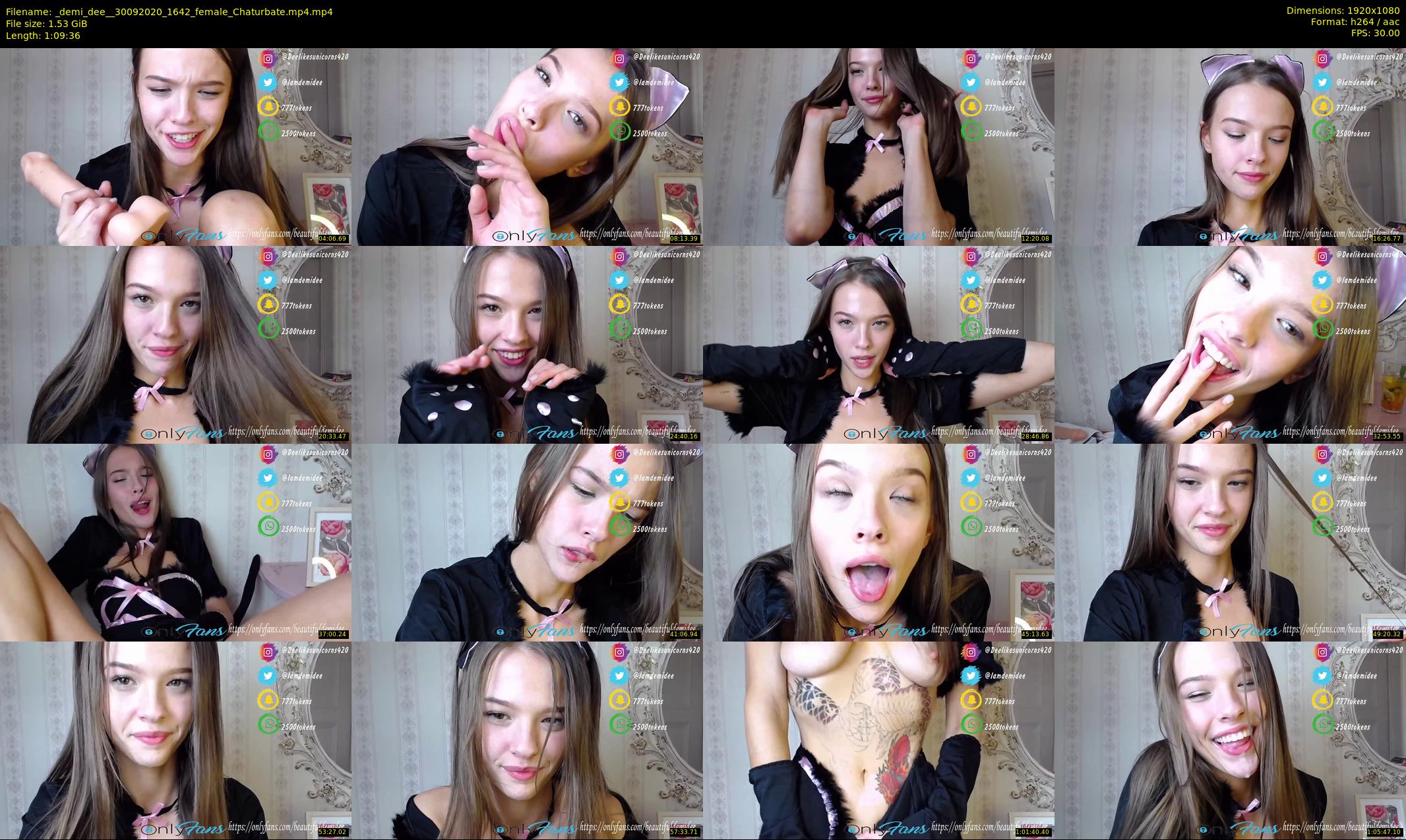 _demi_dee_ — 70 minute Chaturbate female cam show recording, 1080p, Sep 30, 2020