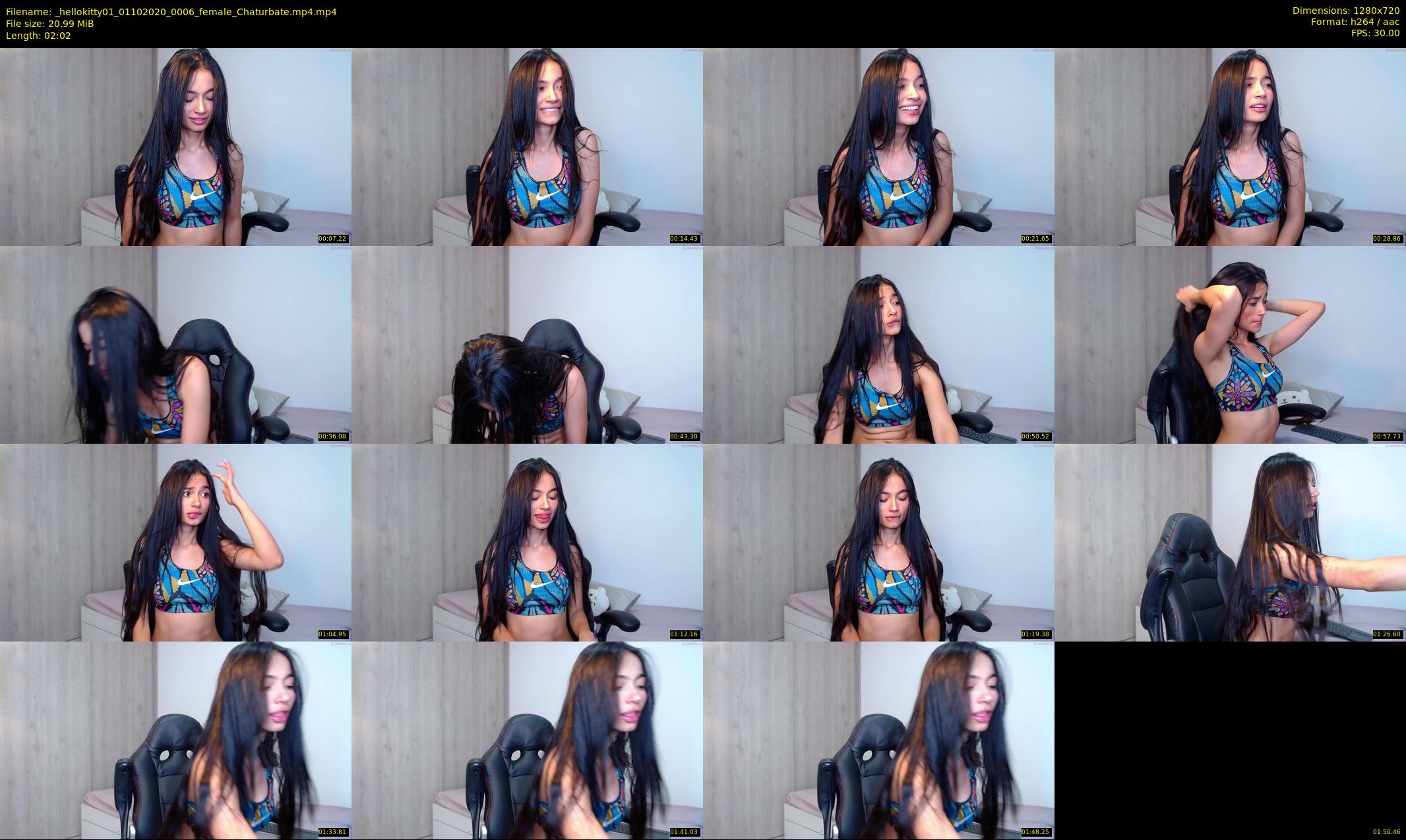 _hellokitty01 — 3 minute Chaturbate female cam show recording, 720p, Oct 1, 2020