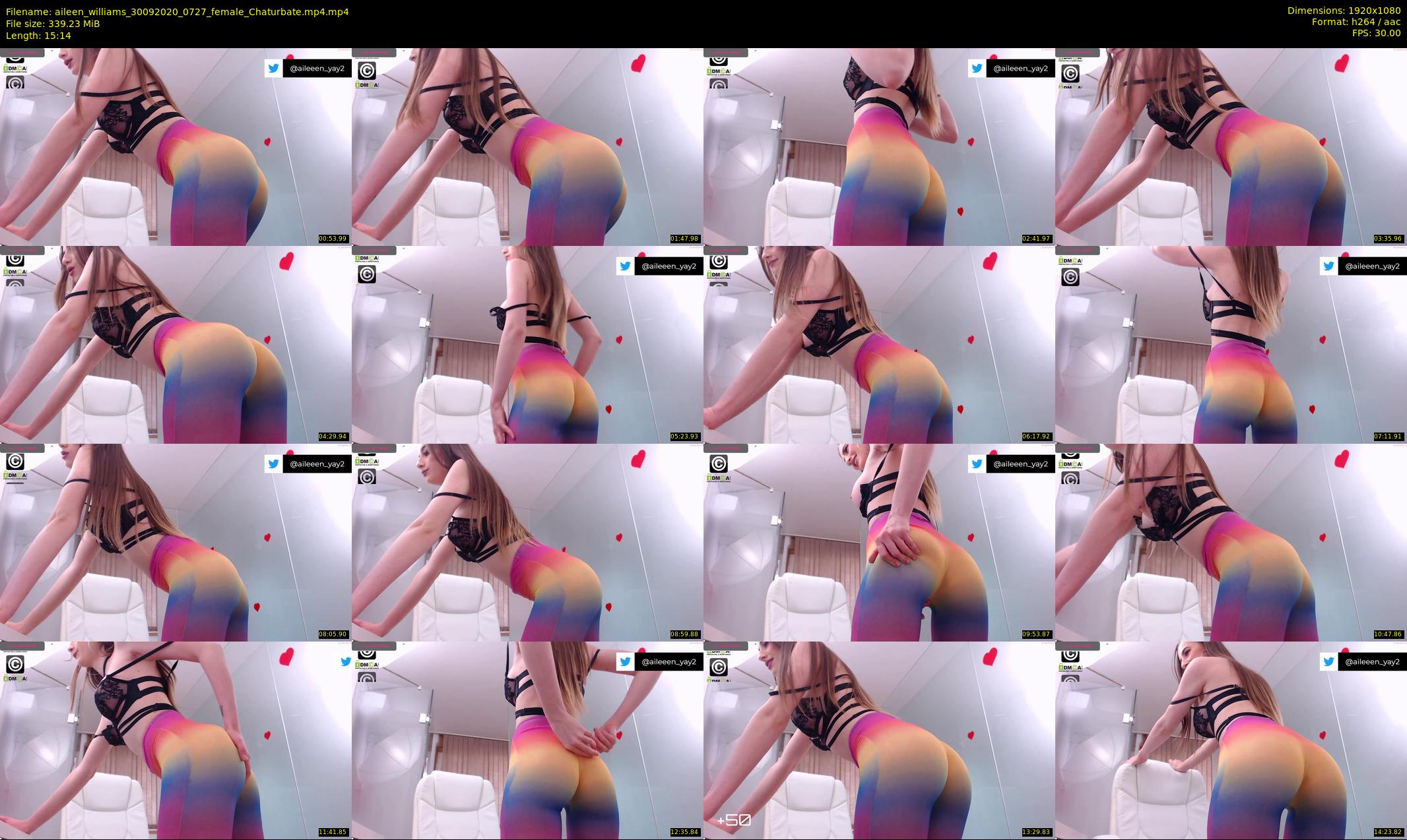 aileen_williams — 16 minute Chaturbate female cam show recording, 1080p, Sep 30, 2020