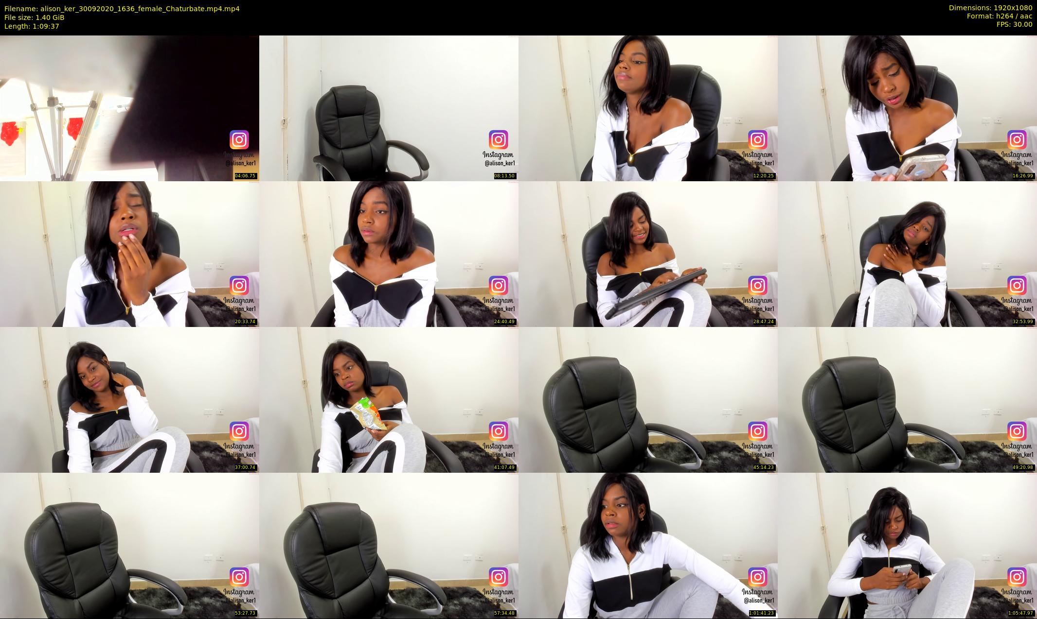 alison_ker — 70 minute Chaturbate female cam show recording, 1080p, Sep 30, 2020