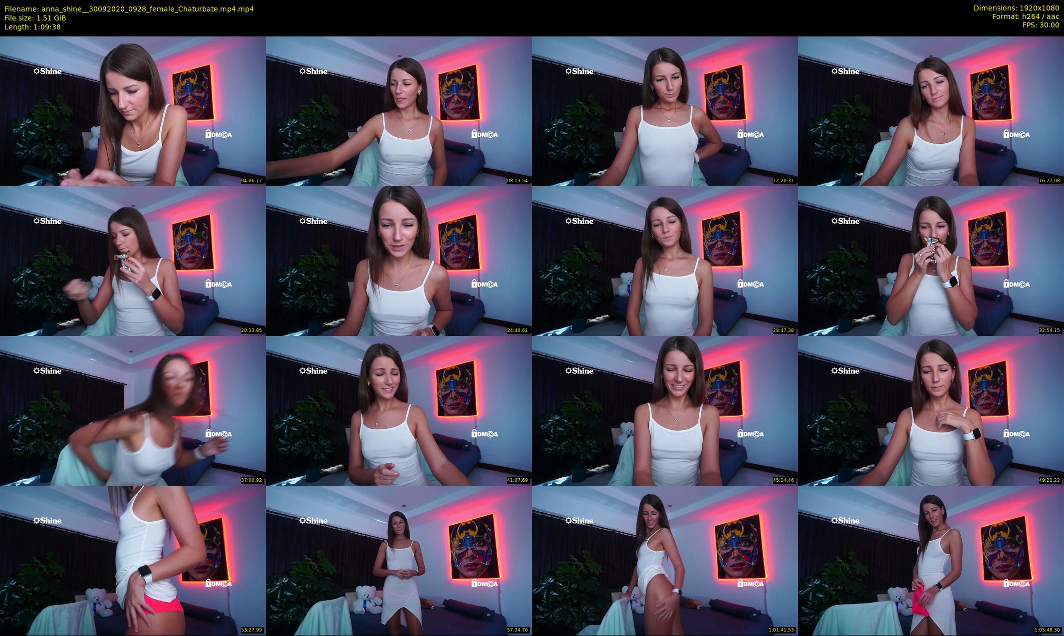 anna_shine_ — 70 minute Chaturbate female cam show recording, 1080p, Sep 30, 2020