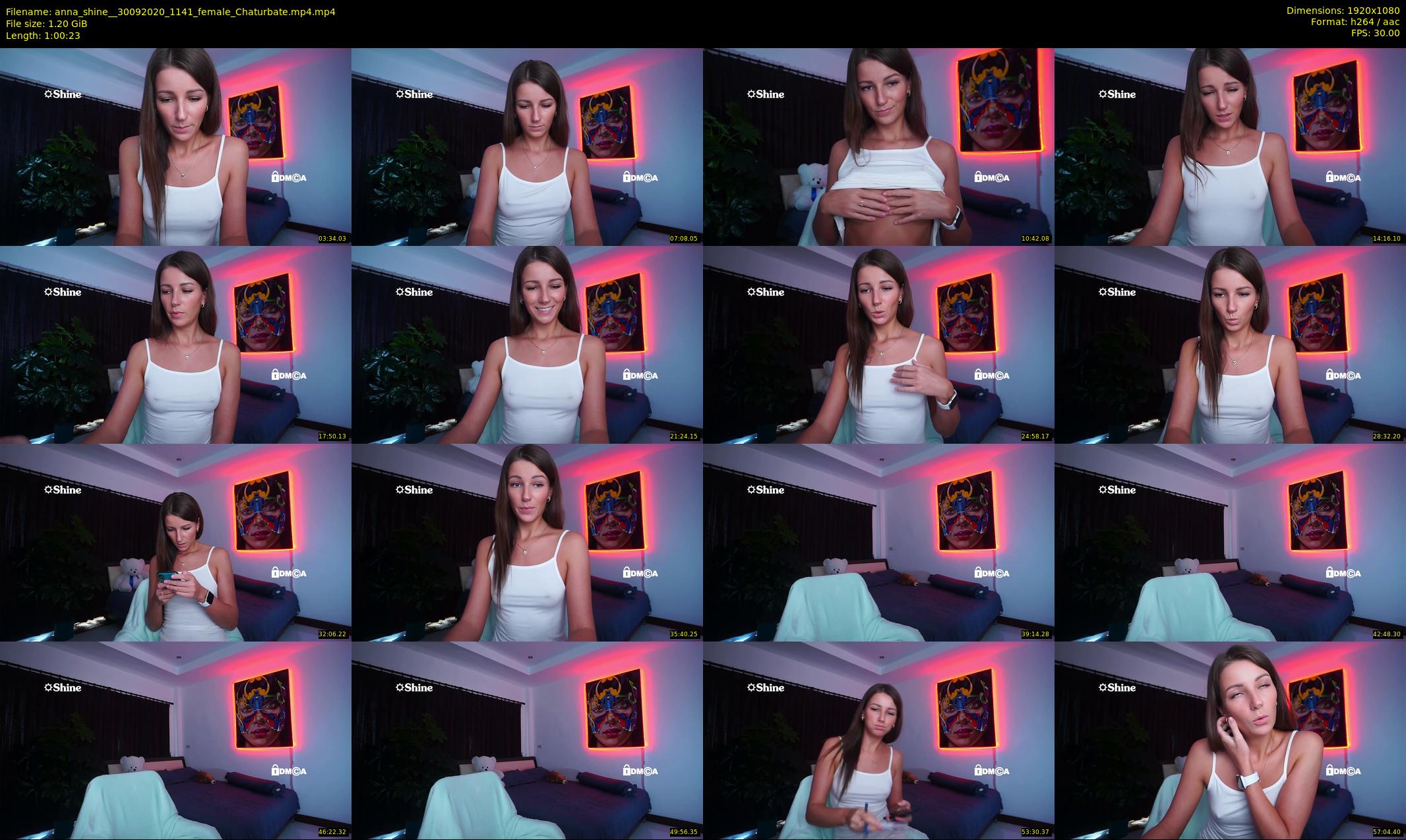 anna_shine_ — 61 minute Chaturbate female cam show recording, 1080p, Sep 30, 2020
