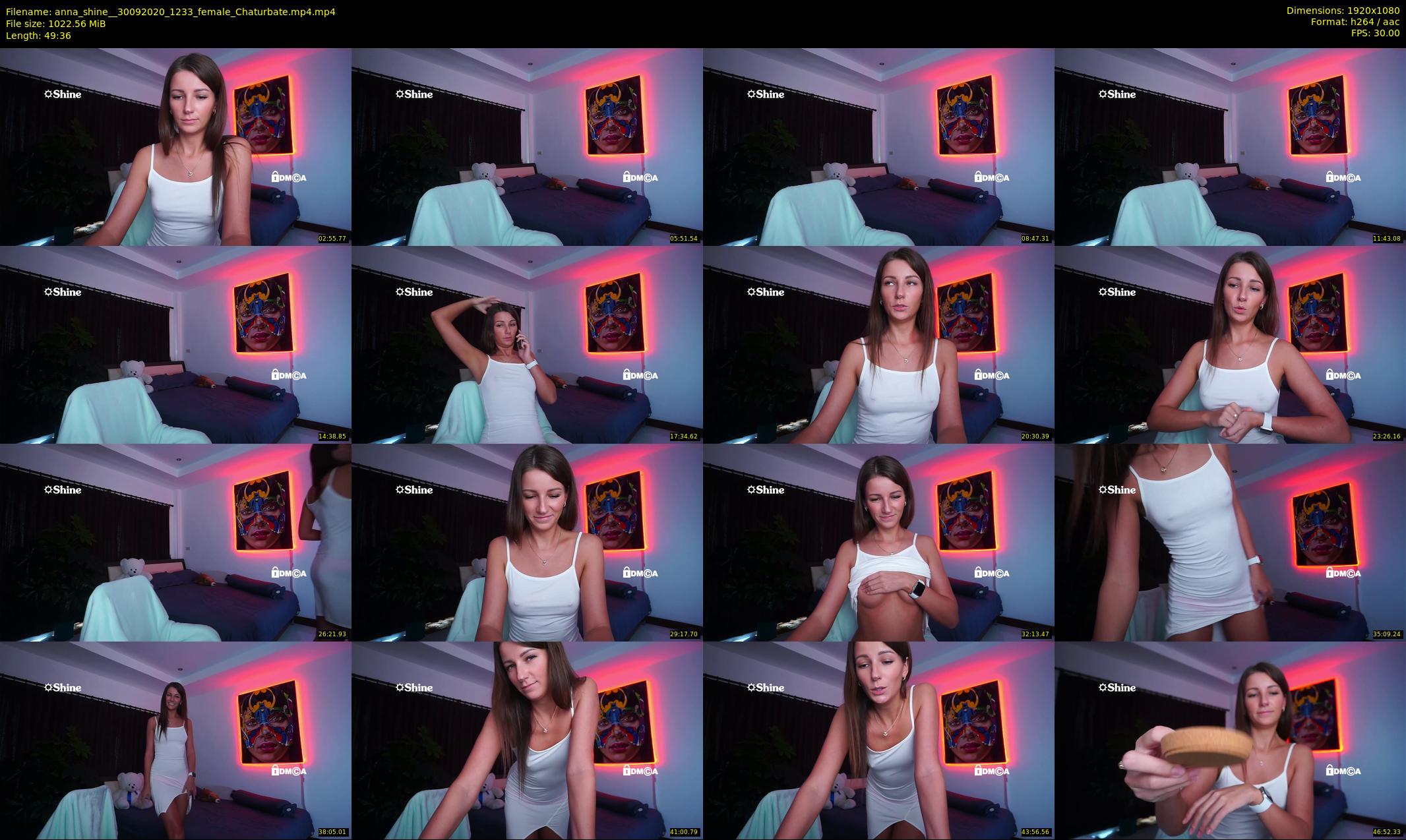 anna_shine_ — 50 minute Chaturbate female cam show recording, 1080p, Sep 30, 2020