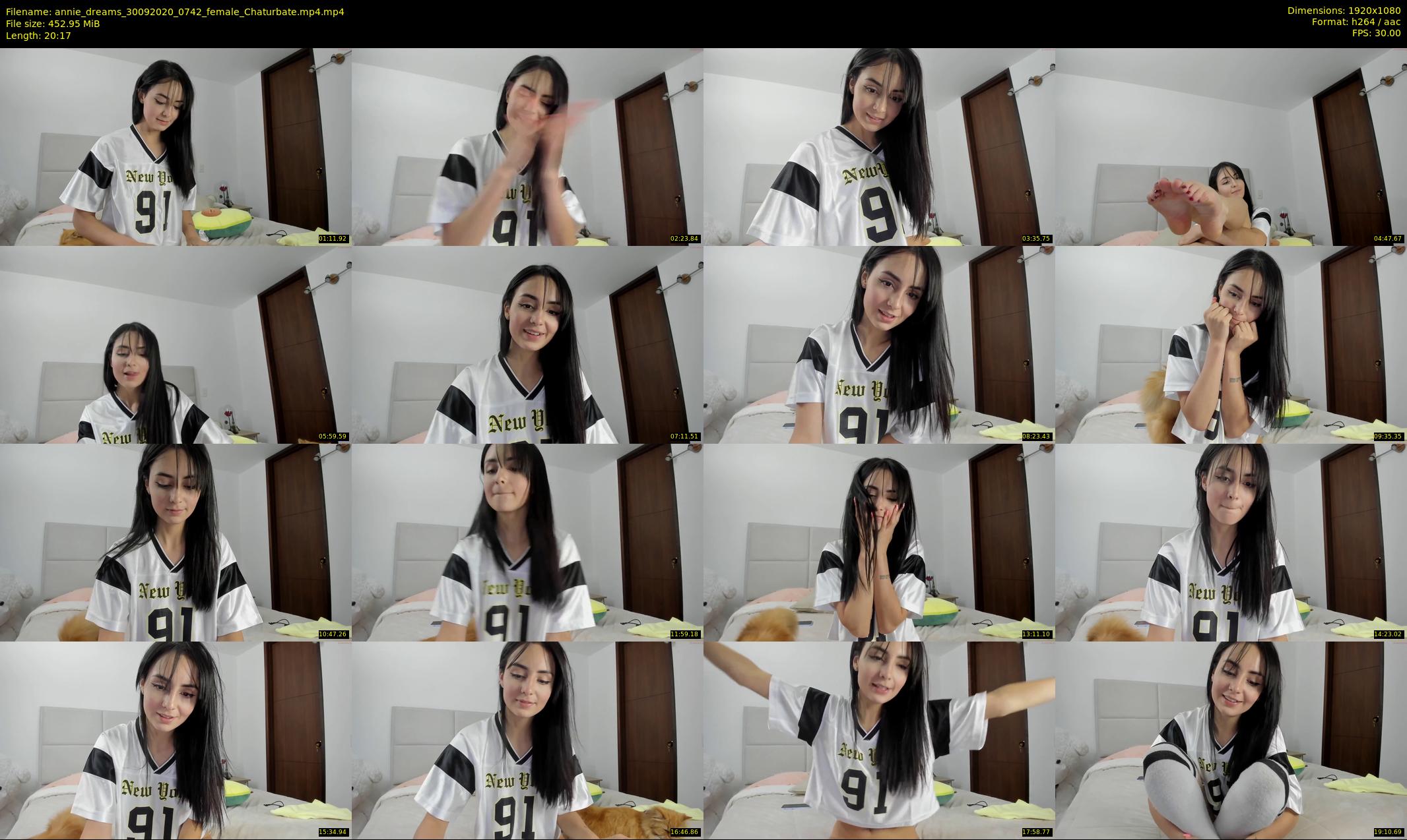annie_dreams — 21 minute Chaturbate female cam show recording, 1080p, Sep 30, 2020
