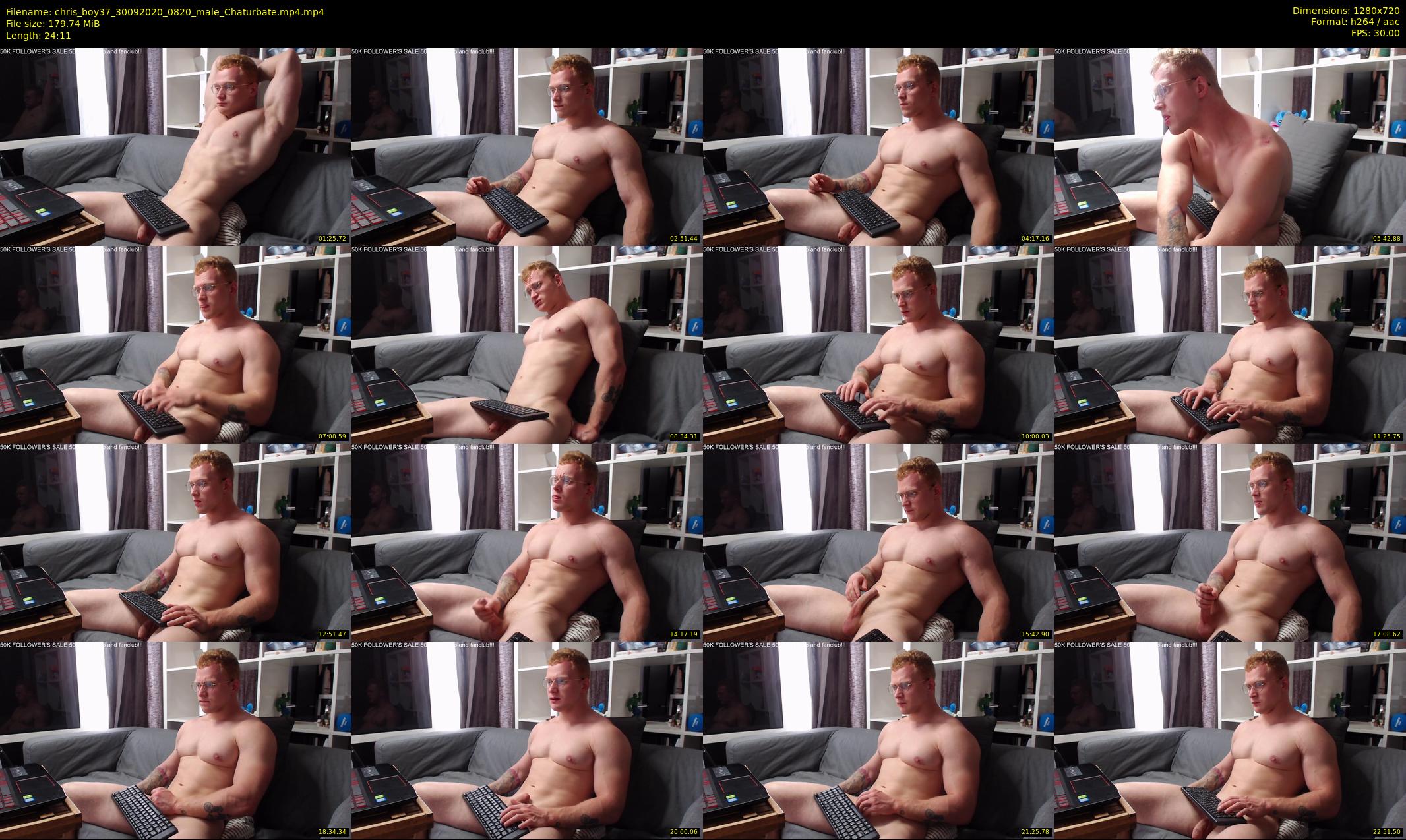 chris_boy37 — 25 minute Chaturbate male cam show recording, 720p, Sep 30, 2020
