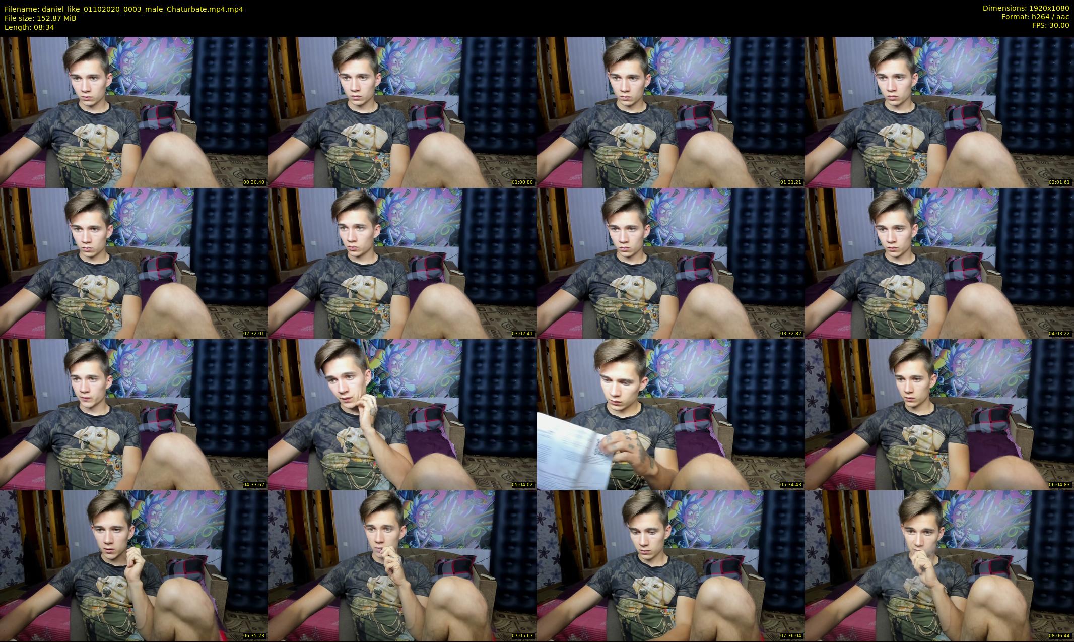 daniel_like — 9 minute Chaturbate male cam show recording, 1080p, Oct 1, 2020