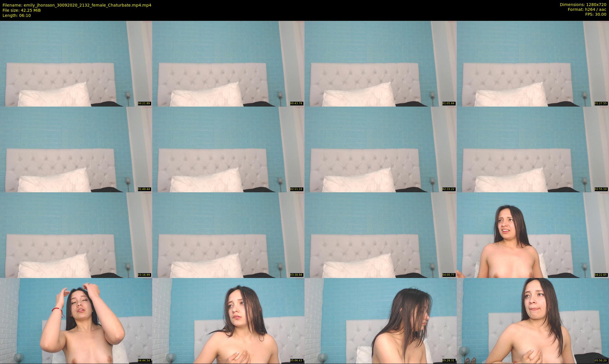 emily_jhonsson — 7 minute Chaturbate female cam show recording, 720p, Sep 30, 2020