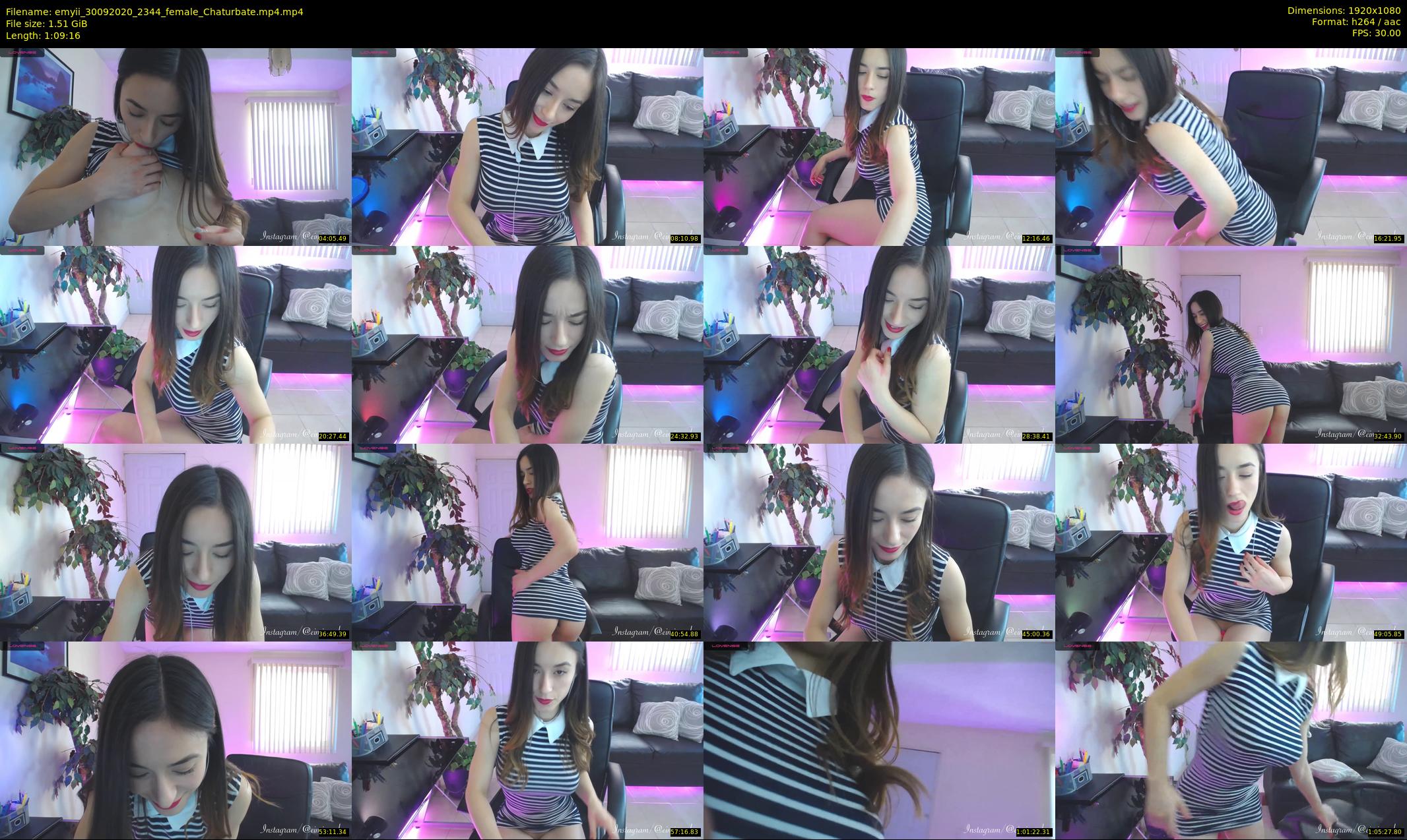 emyii — 70 minute Chaturbate female cam show recording, 1080p, Sep 30, 2020