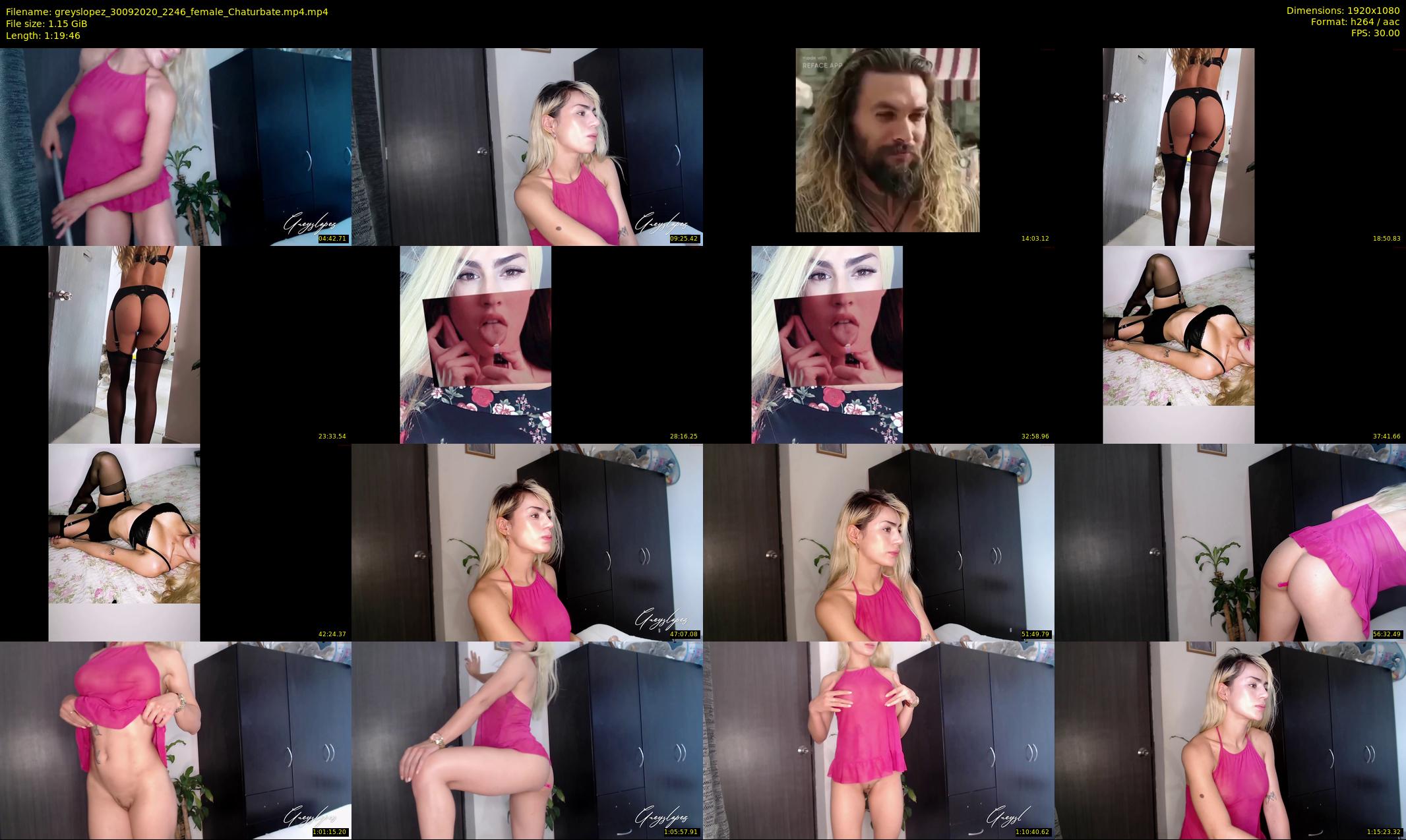 greyslopez — 80 minute Chaturbate female cam show recording, 1080p, Sep 30, 2020