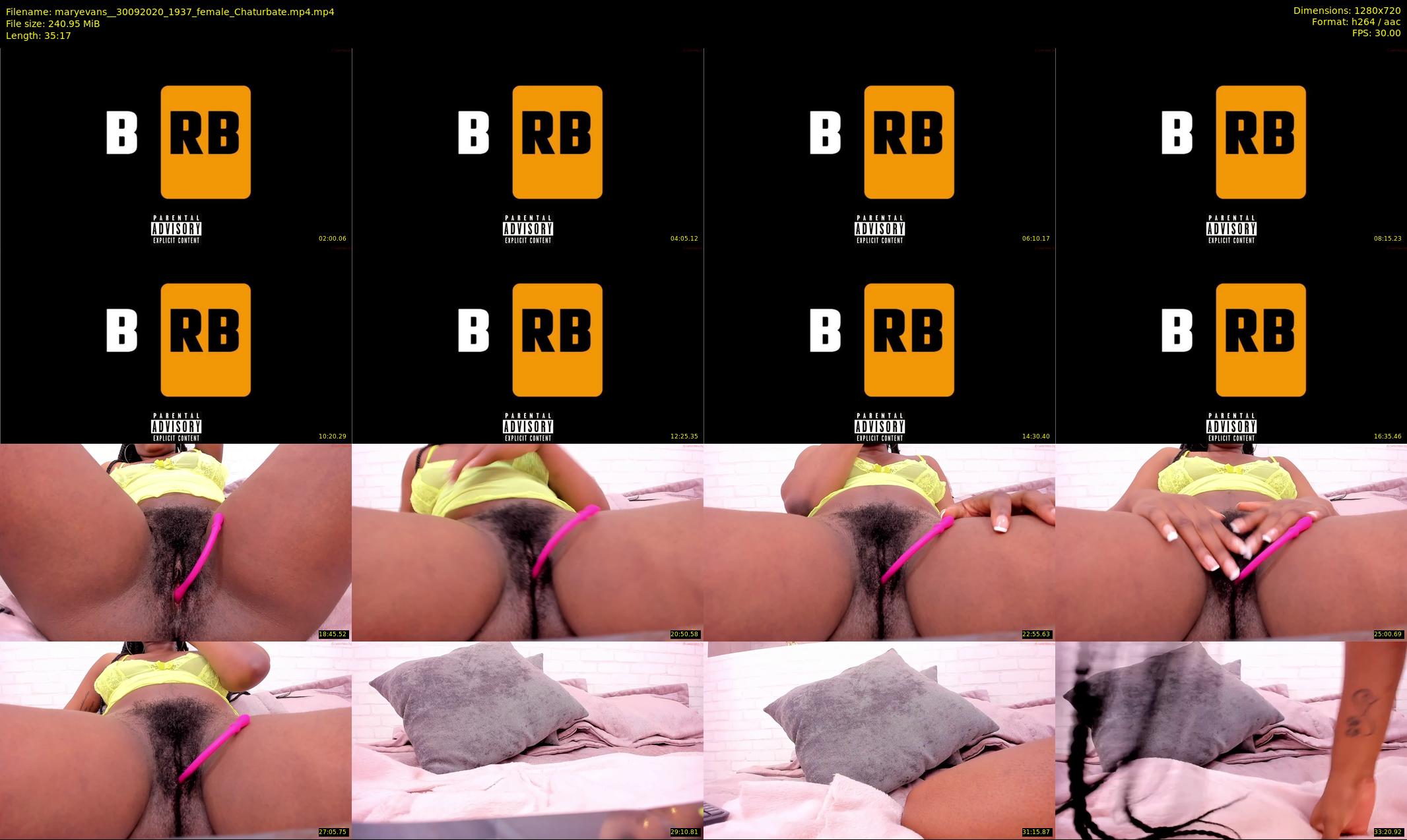 maryevans_ — 36 minute Chaturbate female cam show recording, 720p, Sep 30, 2020