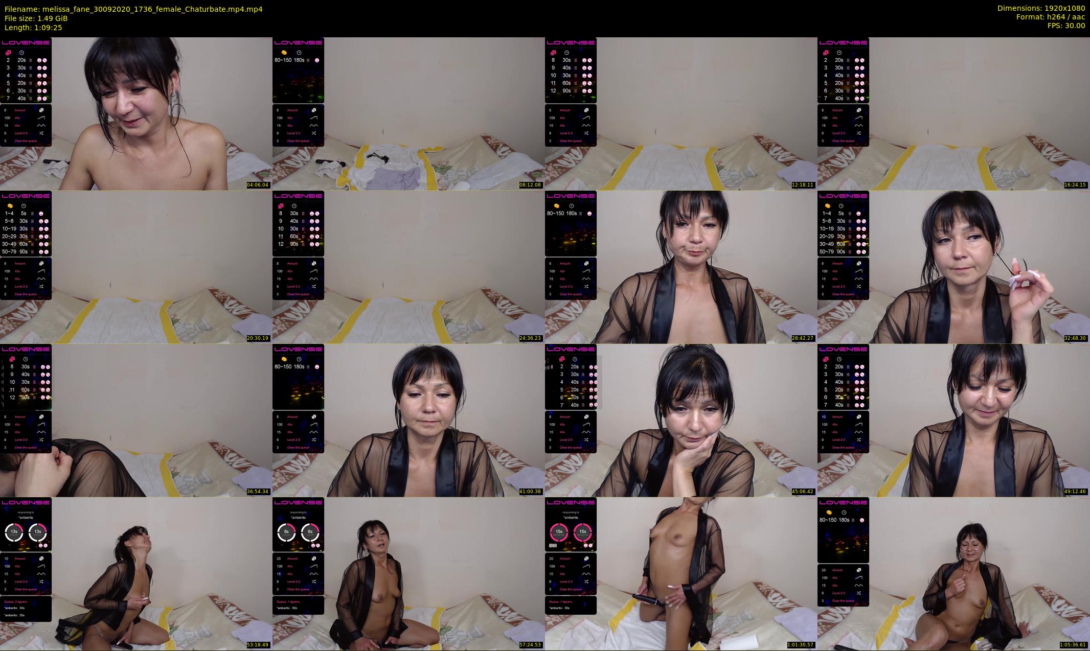melissa_fane — 70 minute Chaturbate female cam show recording, 1080p, Sep 30, 2020
