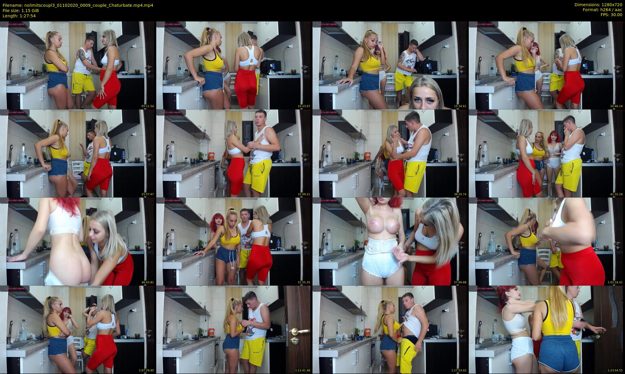 nolimitscoupl3 — 88 minute Chaturbate couple cam show recording, 720p, Oct 1, 2020