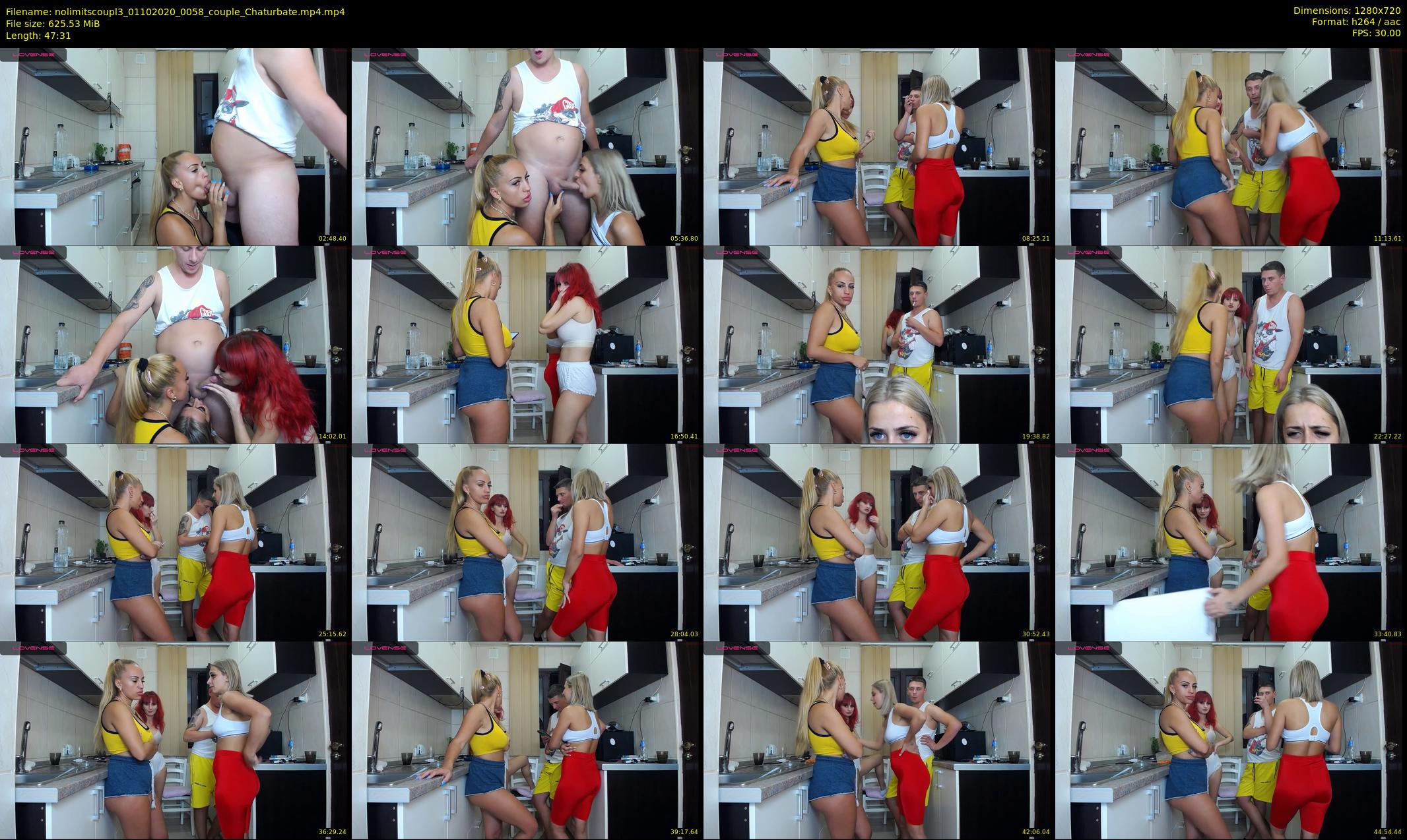 nolimitscoupl3 — 48 minute Chaturbate couple cam show recording, 720p, Oct 1, 2020