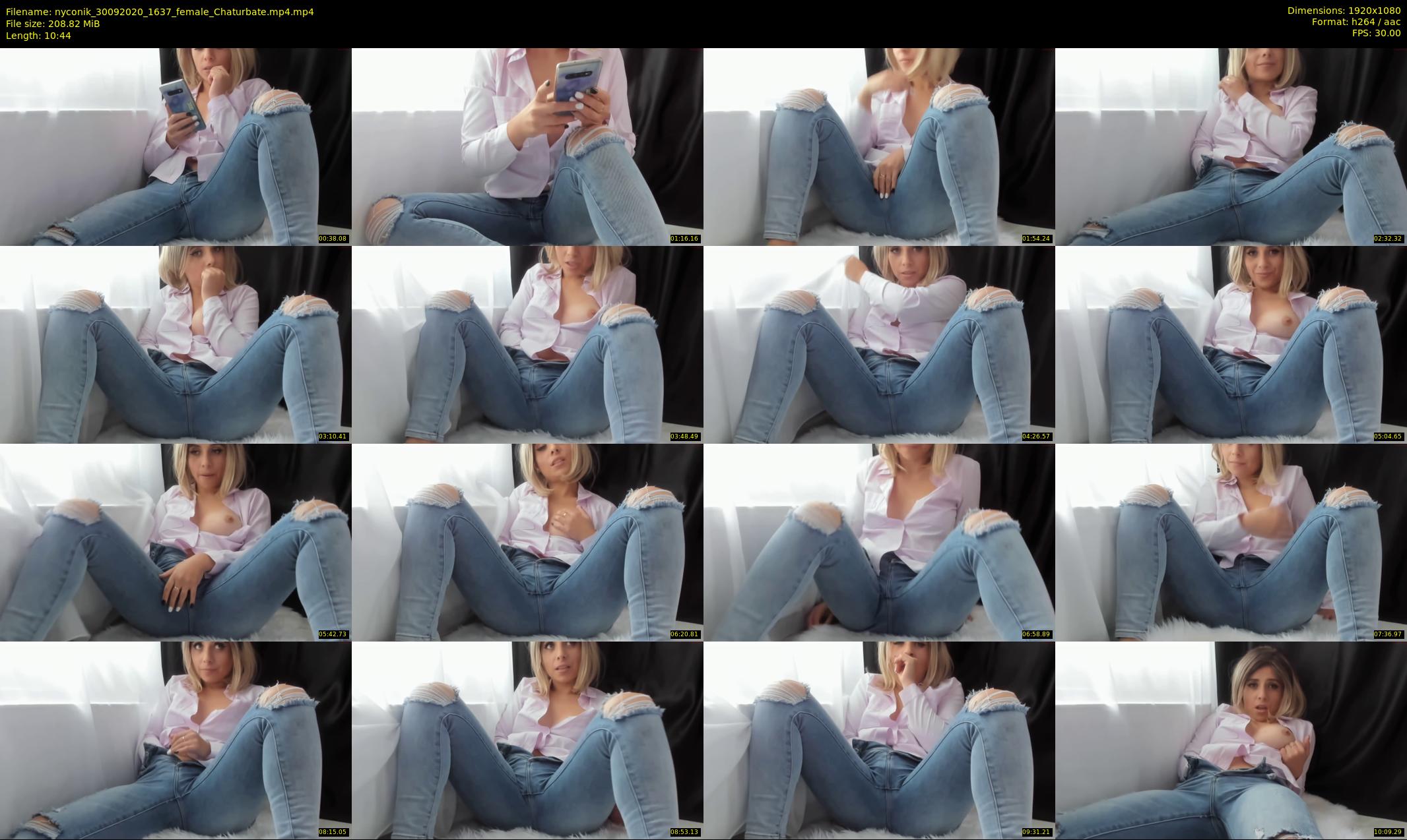 nyconik — 11 minute Chaturbate female cam show recording, 1080p, Sep 30, 2020