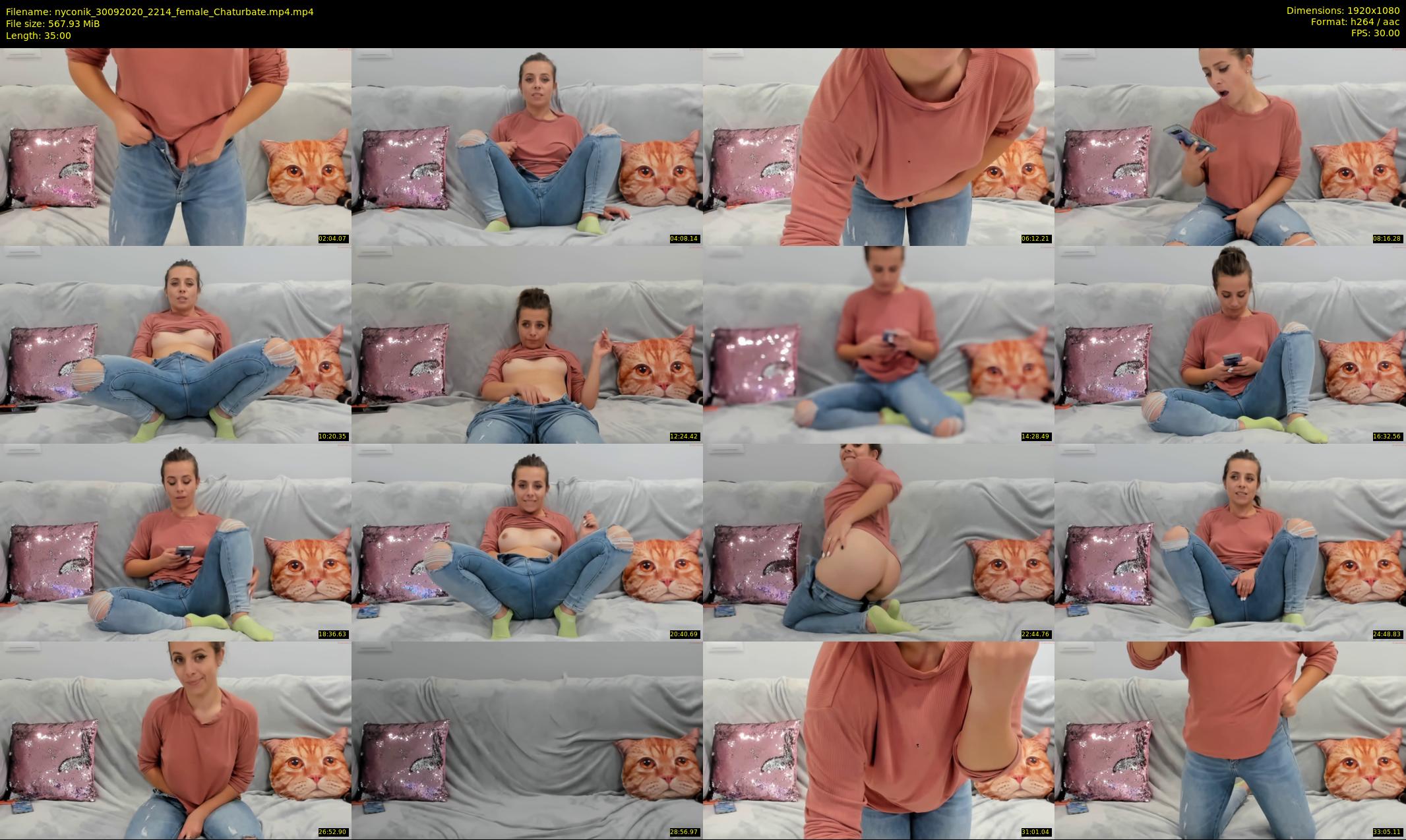nyconik — 35 minute Chaturbate female cam show recording, 1080p, Sep 30, 2020