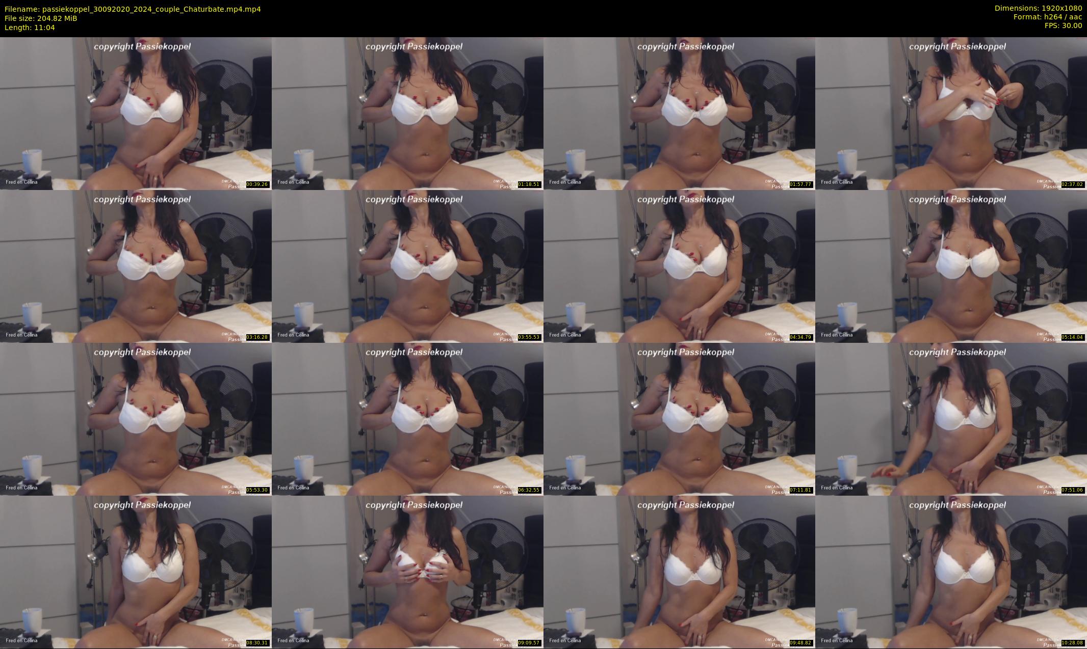 passiekoppel — 12 minute Chaturbate couple cam show recording, 1080p, Sep 30, 2020