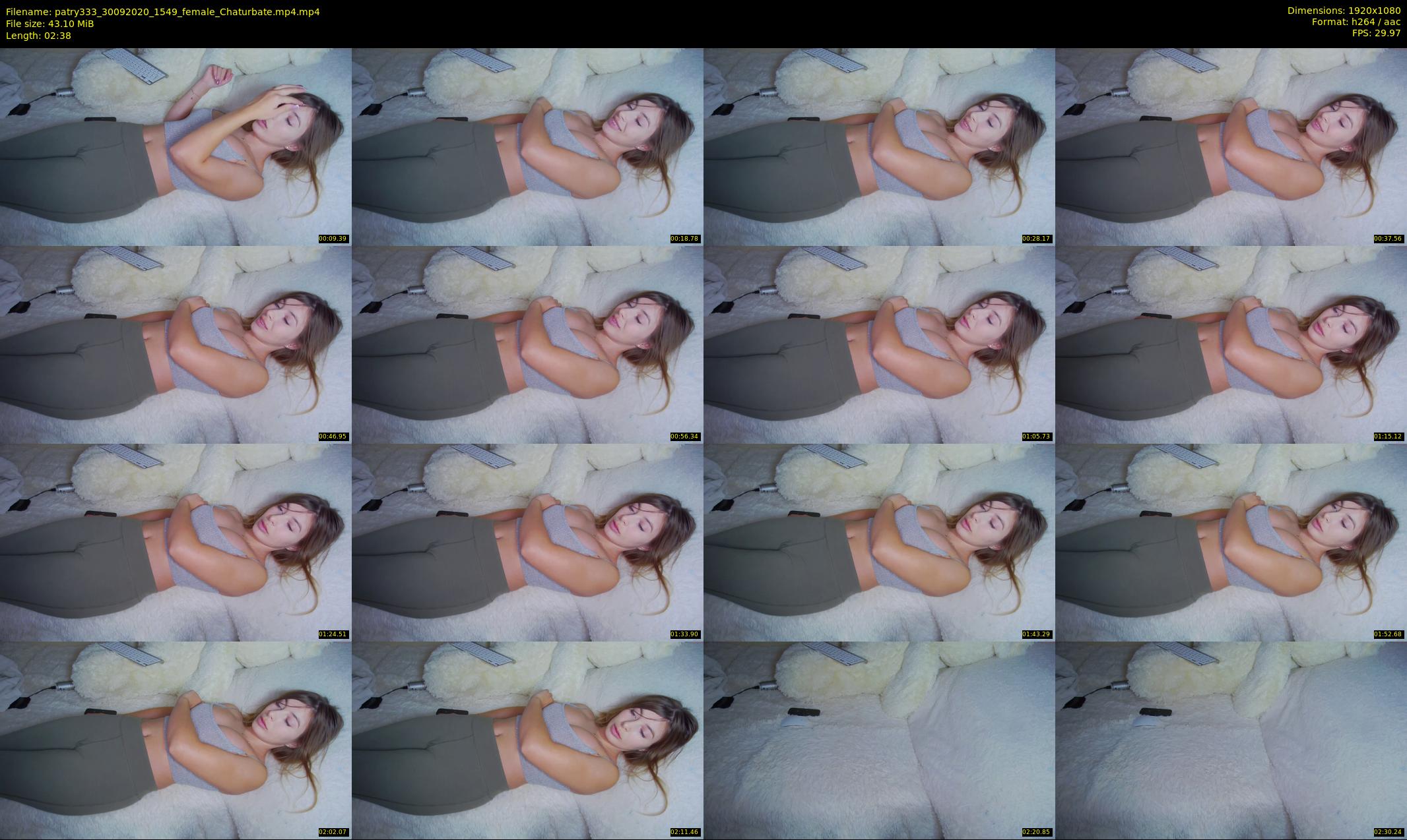 patry333 — 3 minute Chaturbate female cam show recording, 1080p, Sep 30, 2020