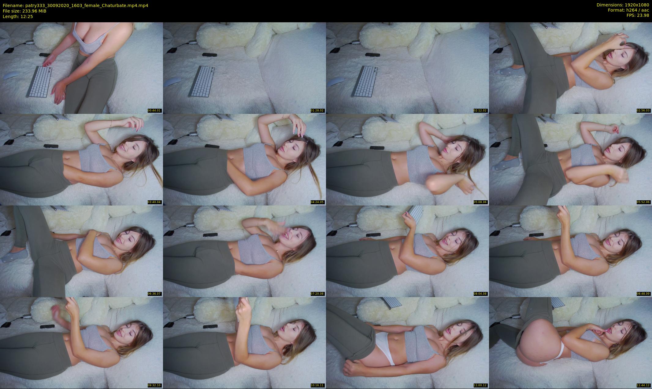 patry333 — 13 minute Chaturbate female cam show recording, 1080p, Sep 30, 2020