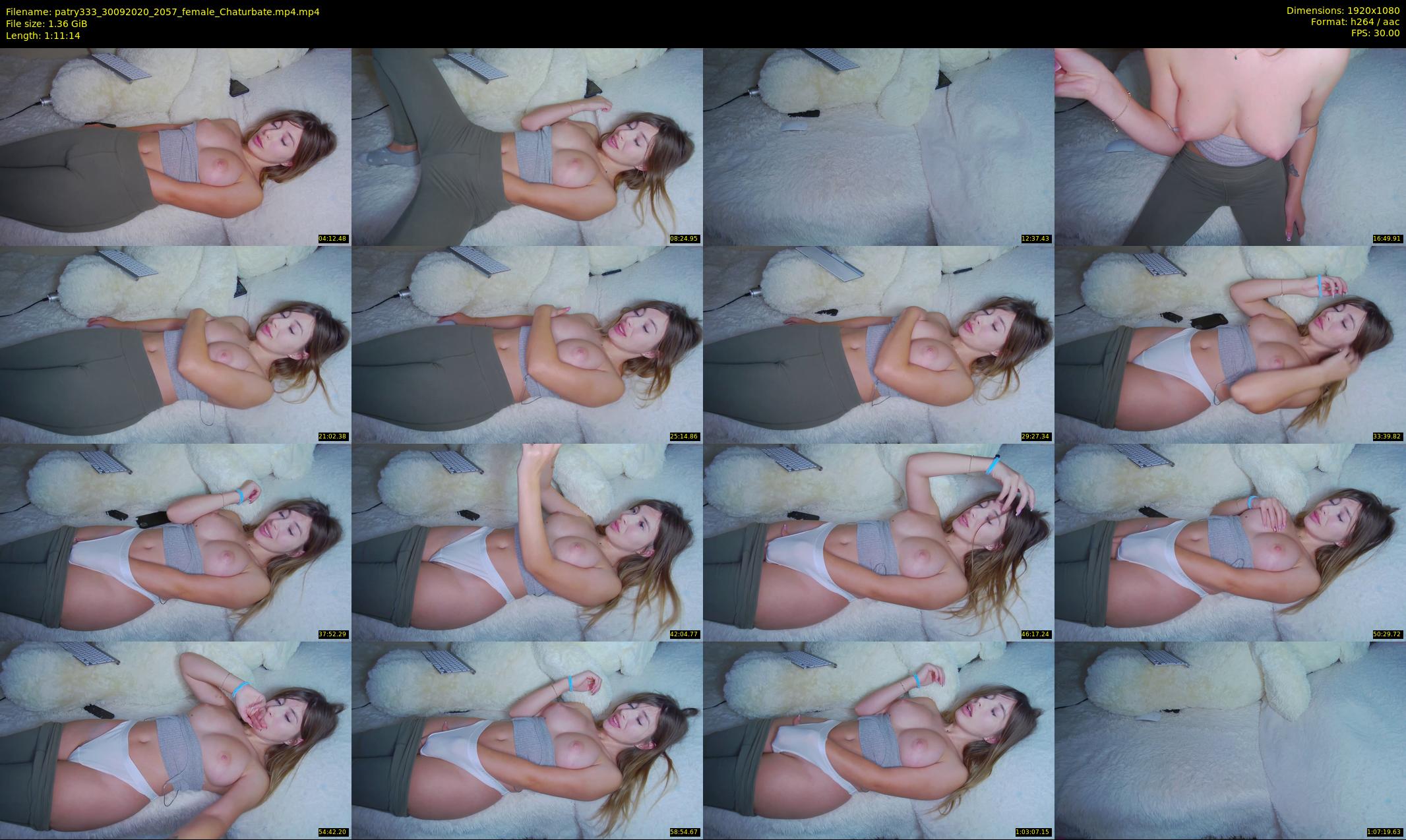 patry333 — 72 minute Chaturbate female cam show recording, 1080p, Sep 30, 2020
