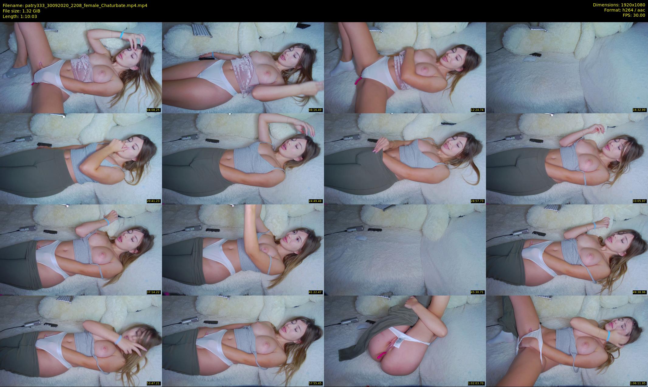 patry333 — 71 minute Chaturbate female cam show recording, 1080p, Sep 30, 2020