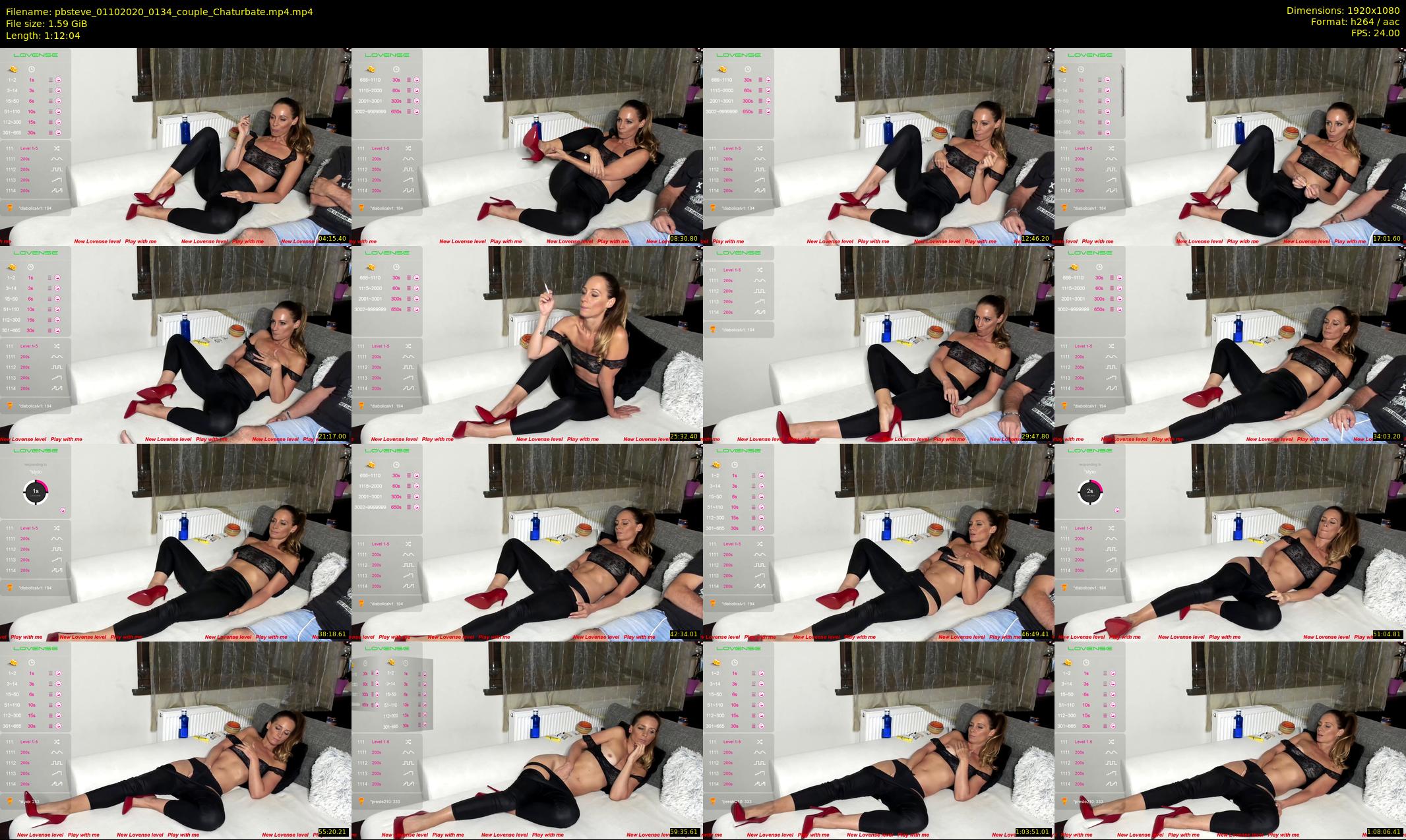 pbsteve — 73 minute Chaturbate couple cam show recording, 1080p, Oct 1, 2020