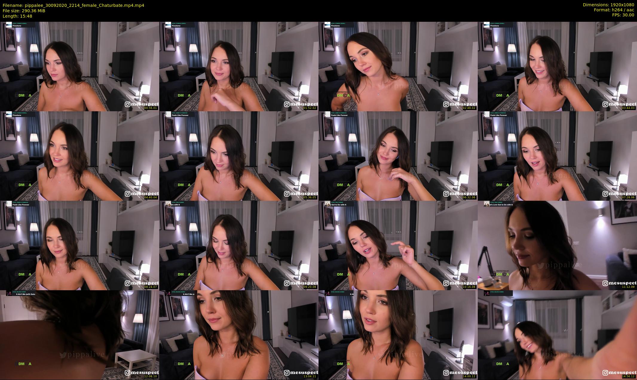pippalee — 16 minute Chaturbate female cam show recording, 1080p, Sep 30, 2020