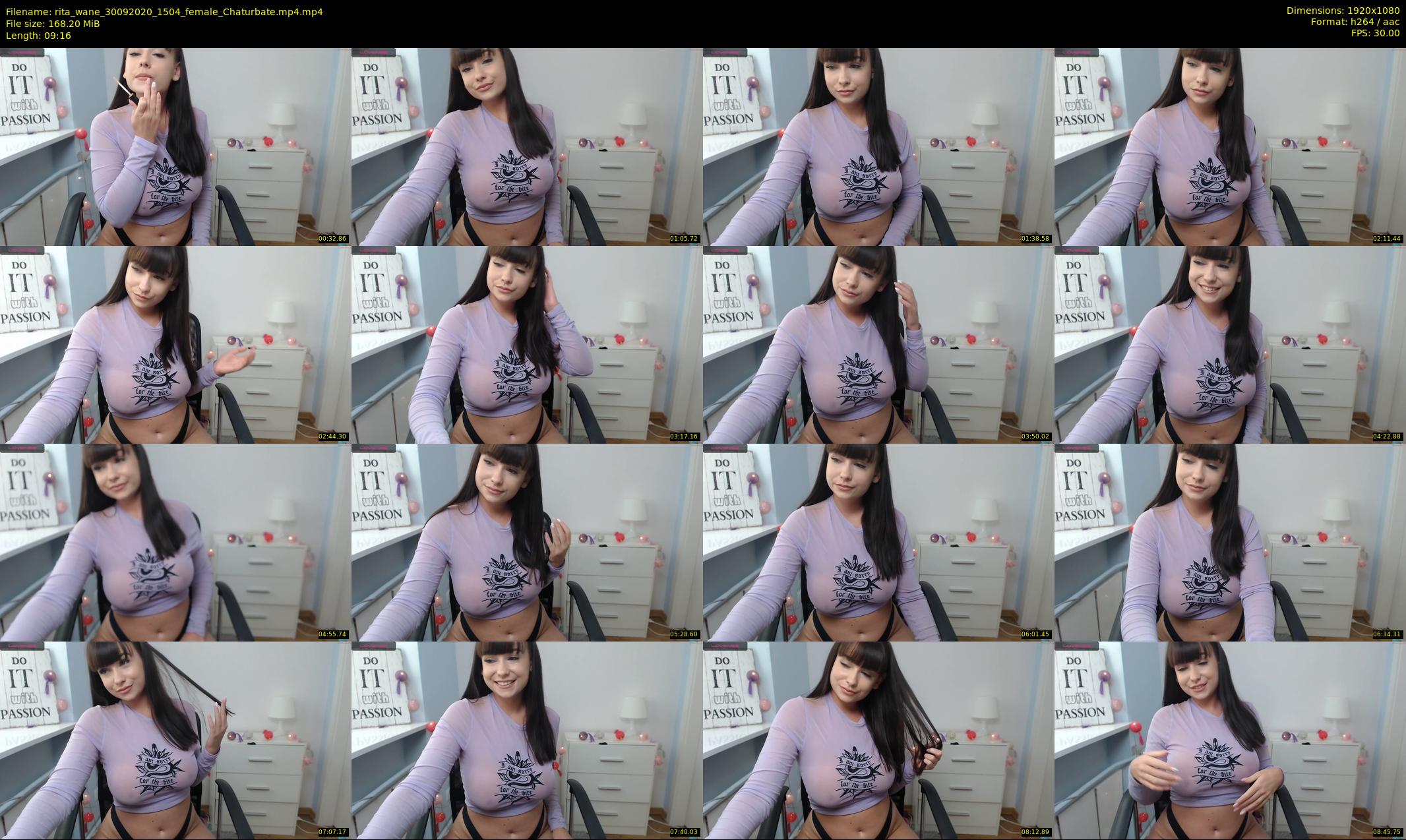 rita_wane — 10 minute Chaturbate female cam show recording, 1080p, Sep 30, 2020